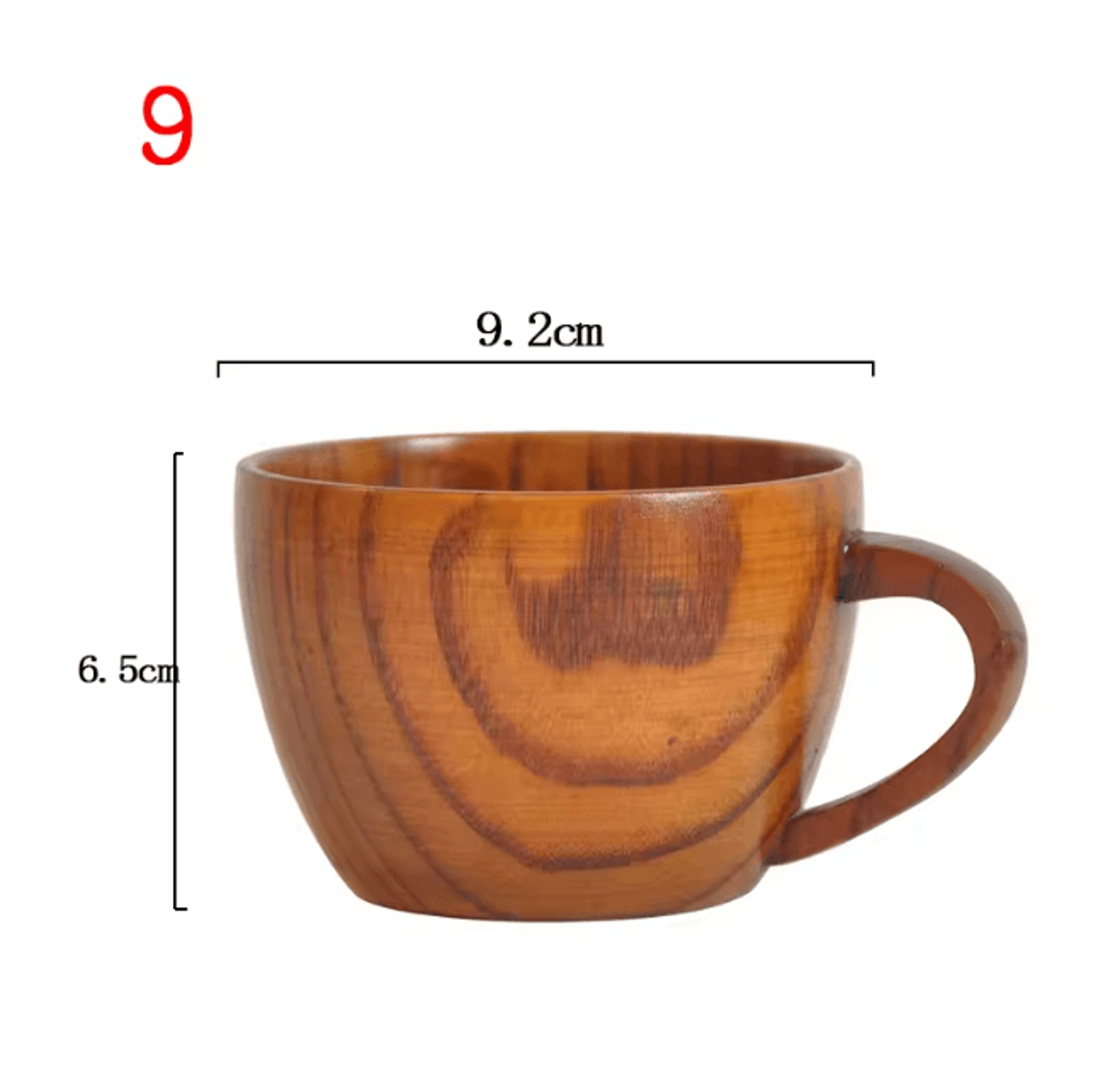 Handmade Wooden Beer Cup Natural Spruce Wood Big Belly Drink Mug 11