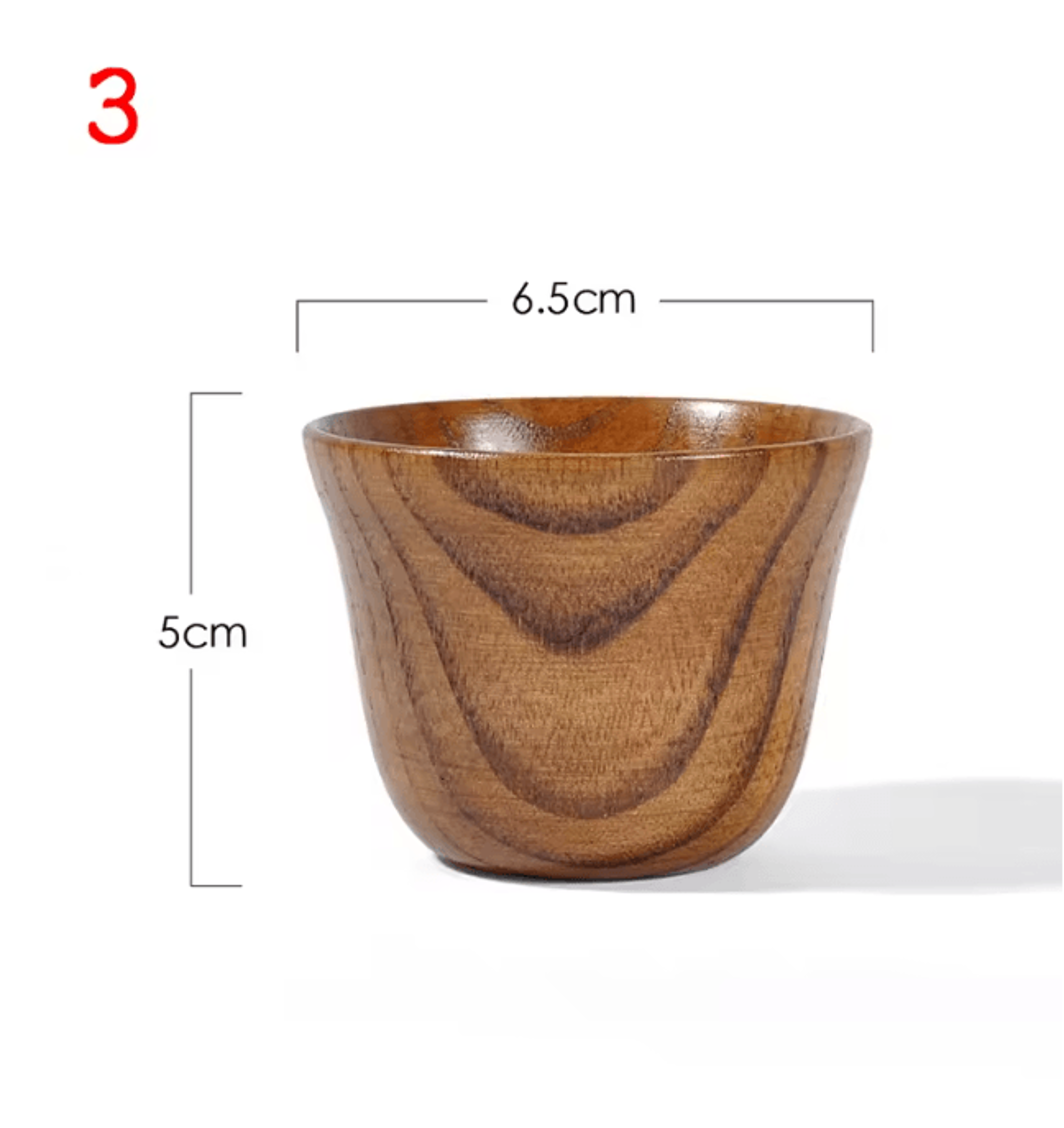 Handmade Wooden Beer Cup Natural Spruce Wood Big Belly Drink Mug 5