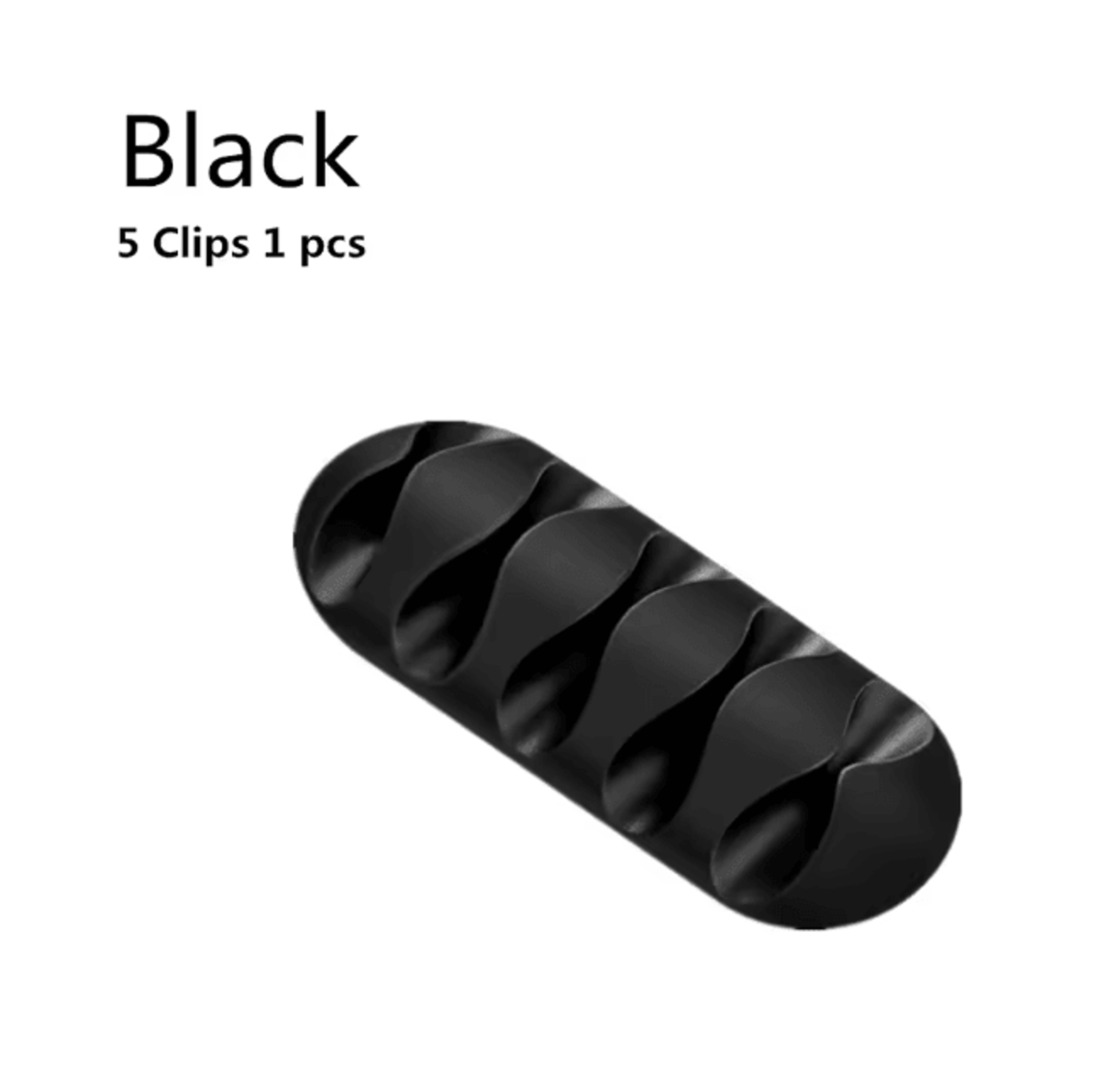 Round Silicone USB Cable Clip Adhesive Charger Cord Organizer For Desk 11