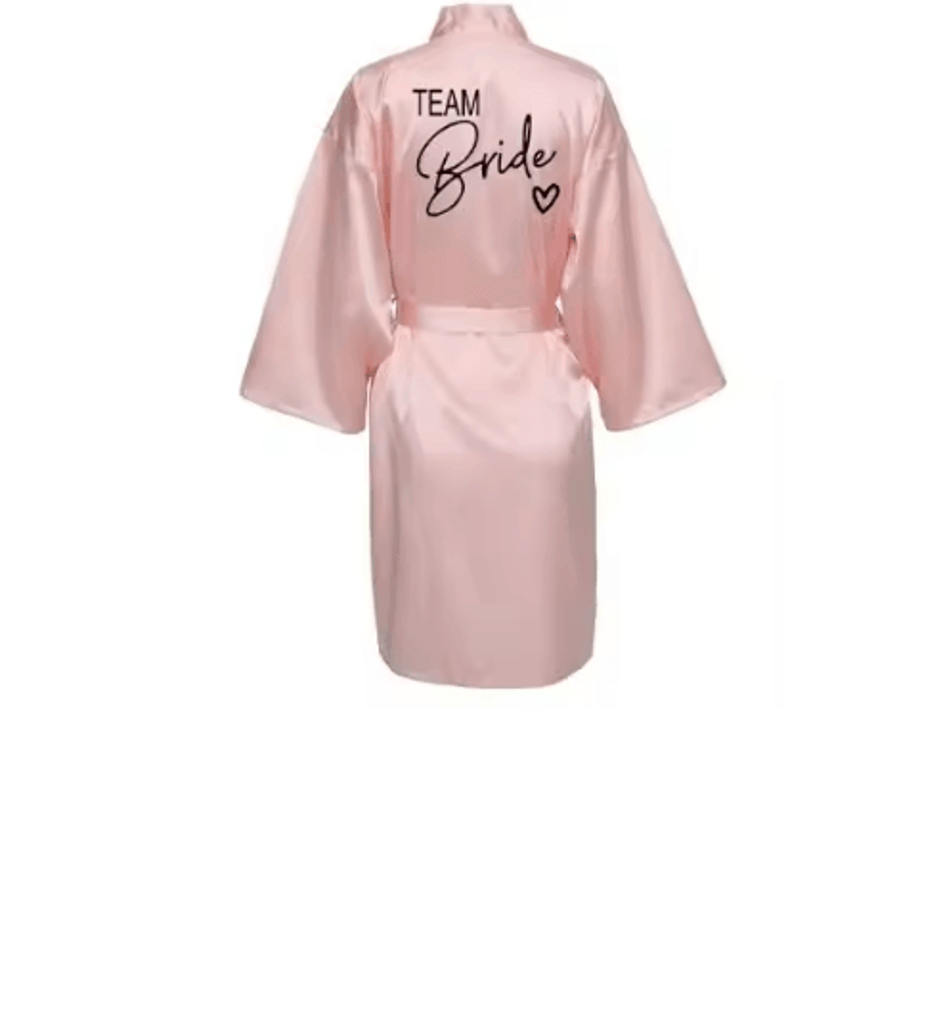 Team Bride Satin Kimono Robe For Bridal Party And Wedding Morning 9