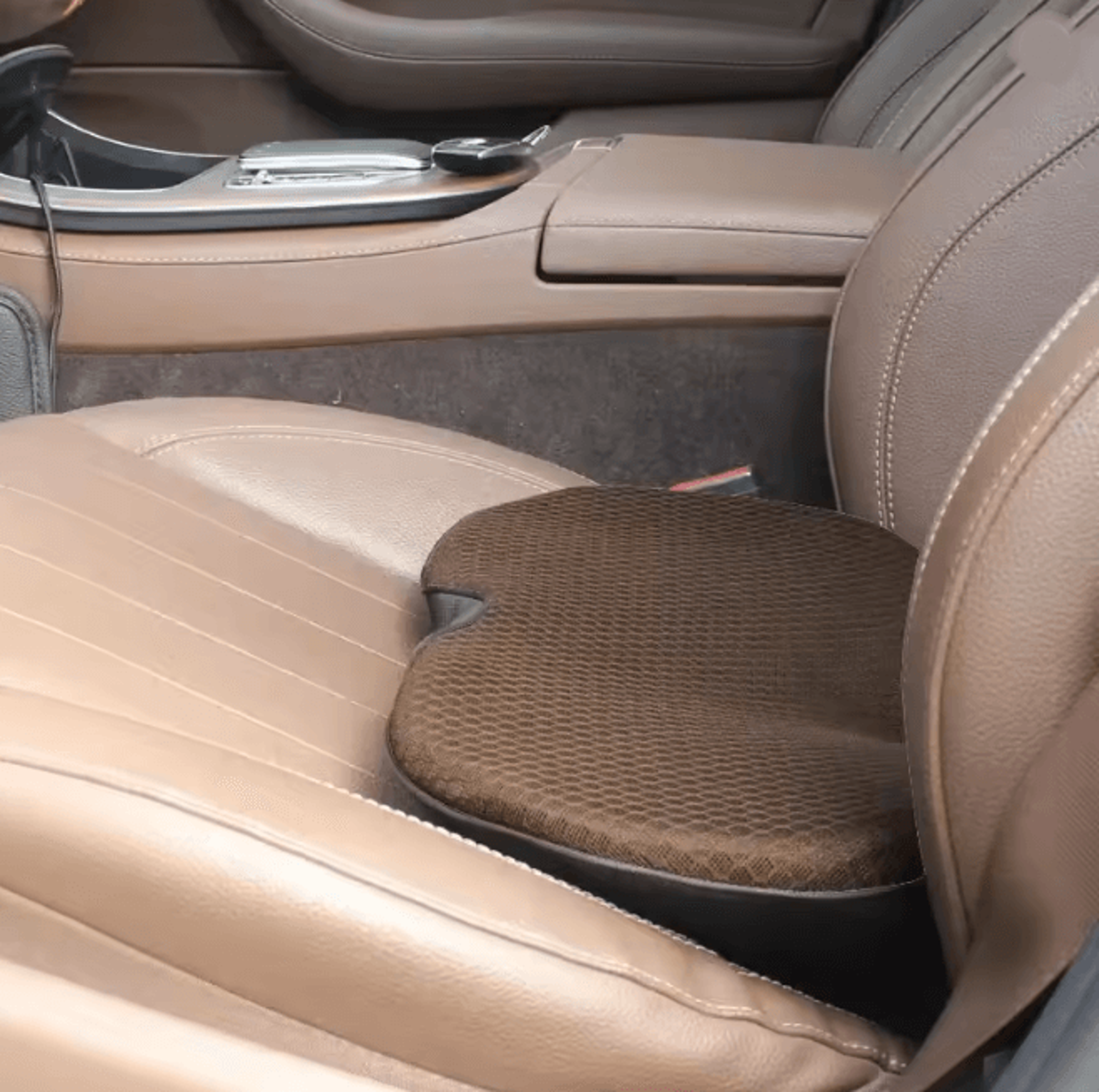 ErgoDrive 2 In 1 Memory Foam Car Seat Cushion For Sciatica And Lower Back Support 6