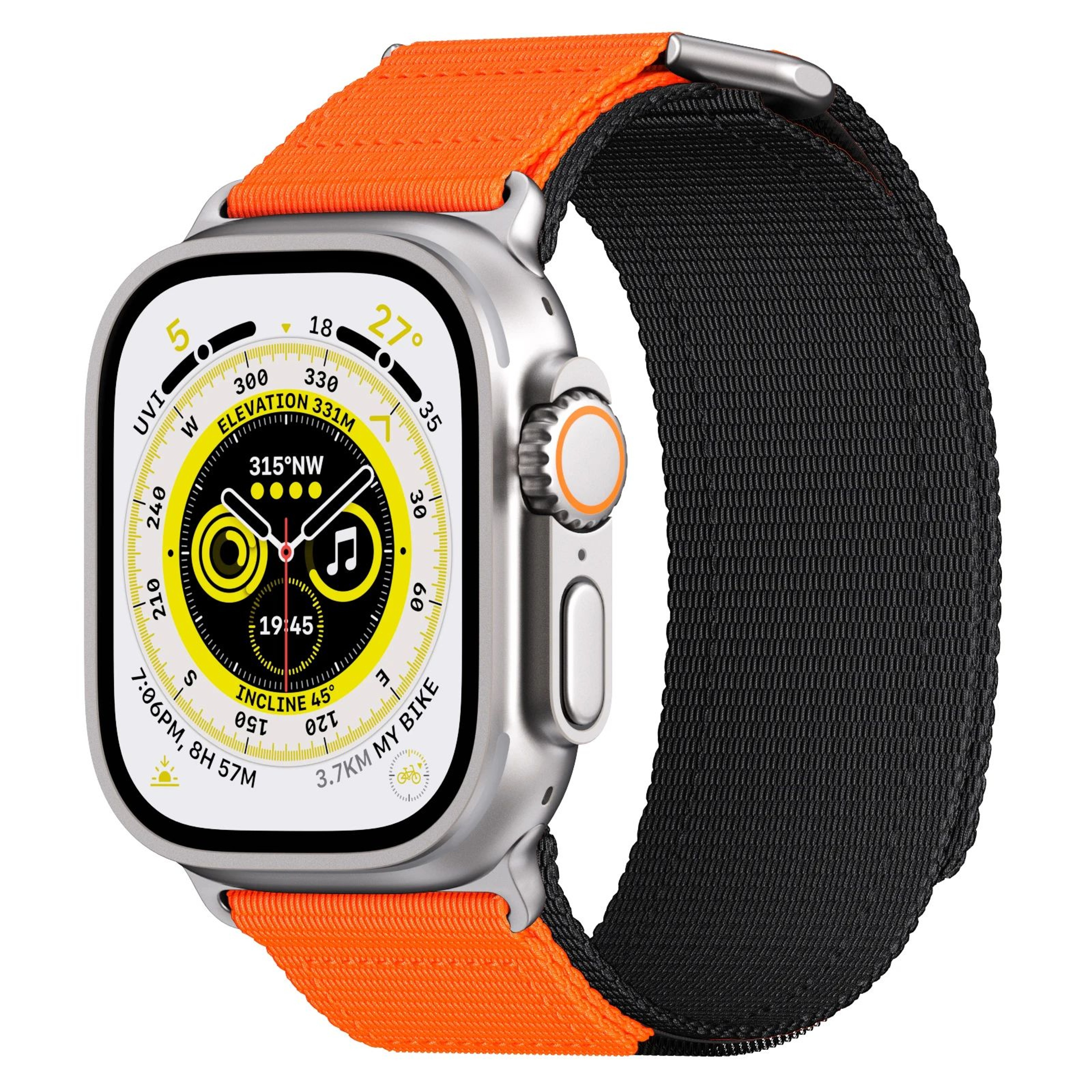 Premium Nylon Sport Strap For Apple Watch 38mm To 49mm Durable Adjustable Band 1