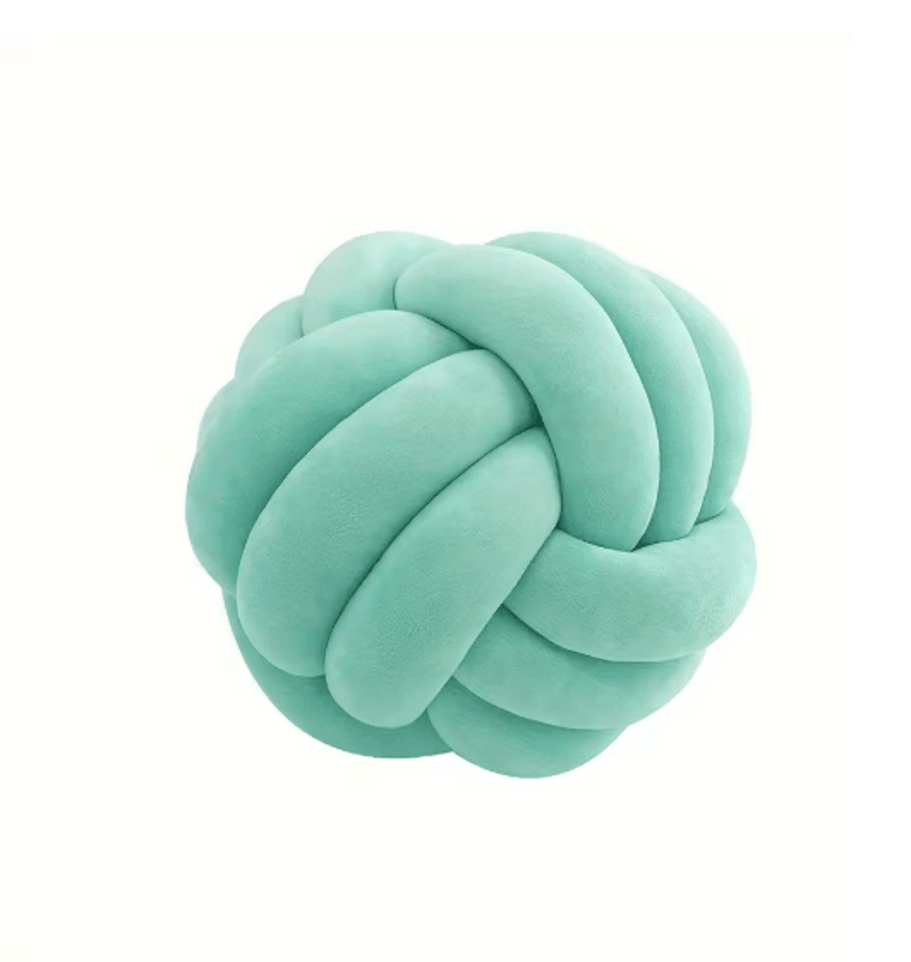 Cozy Knotted Ball Pillow Plush Decorative Cushion For Sofa And Gaming Chair 4