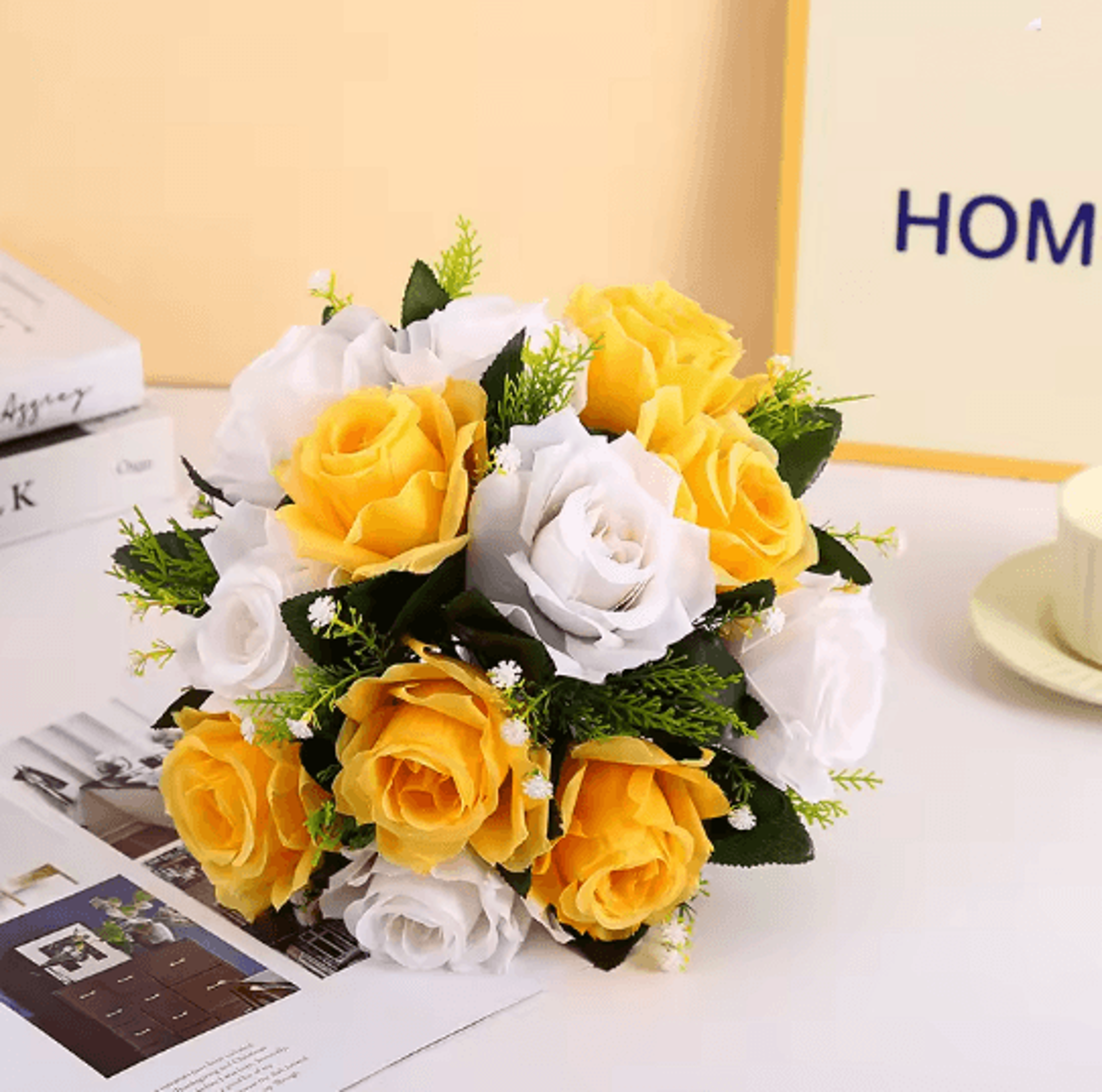 Artificial Flower Ball Centerpiece For Wedding And Party Decor 4