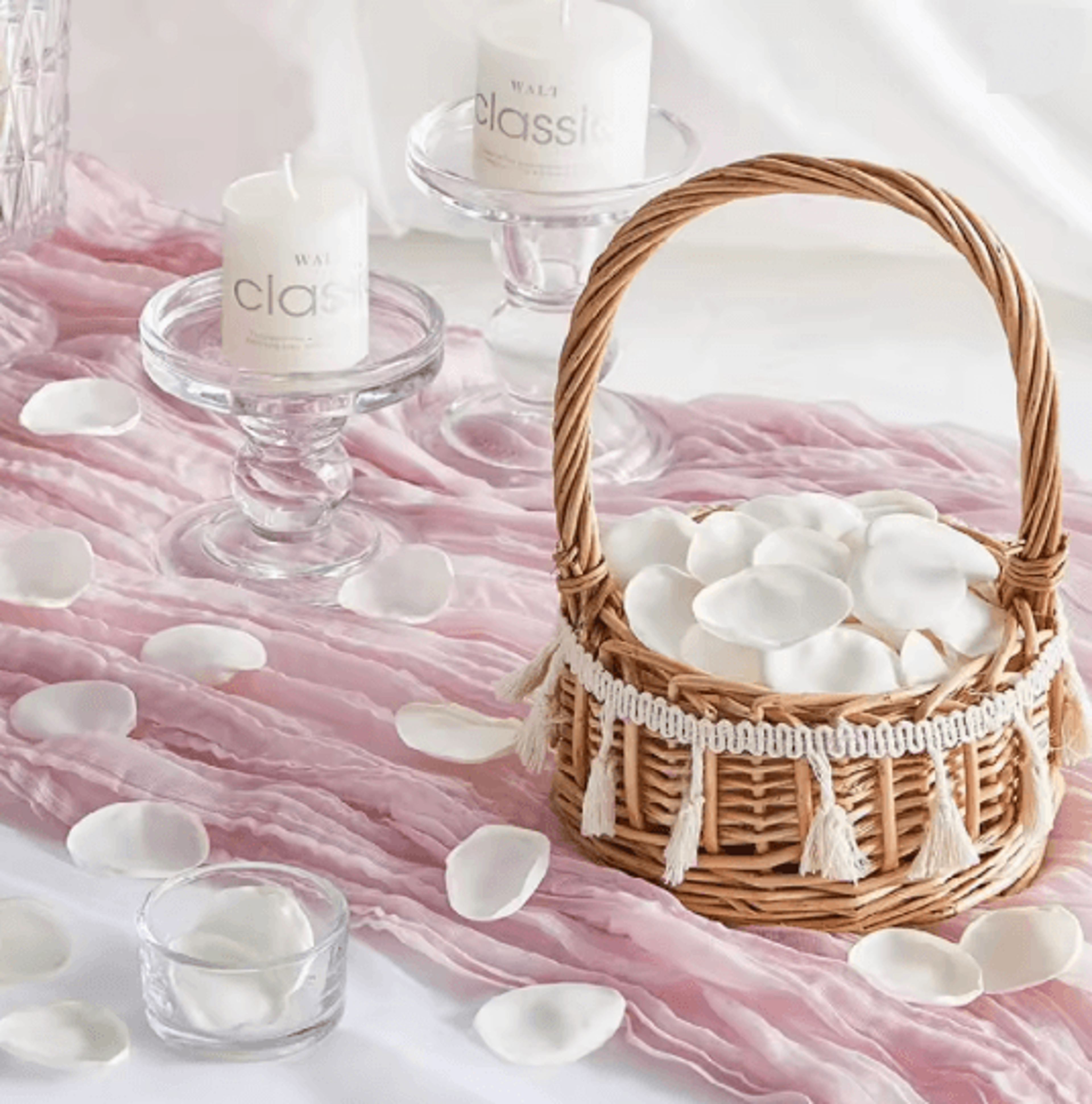 300 Piece Ivory Silk Rose Petals For Wedding Aisle And Romantic Decor 12