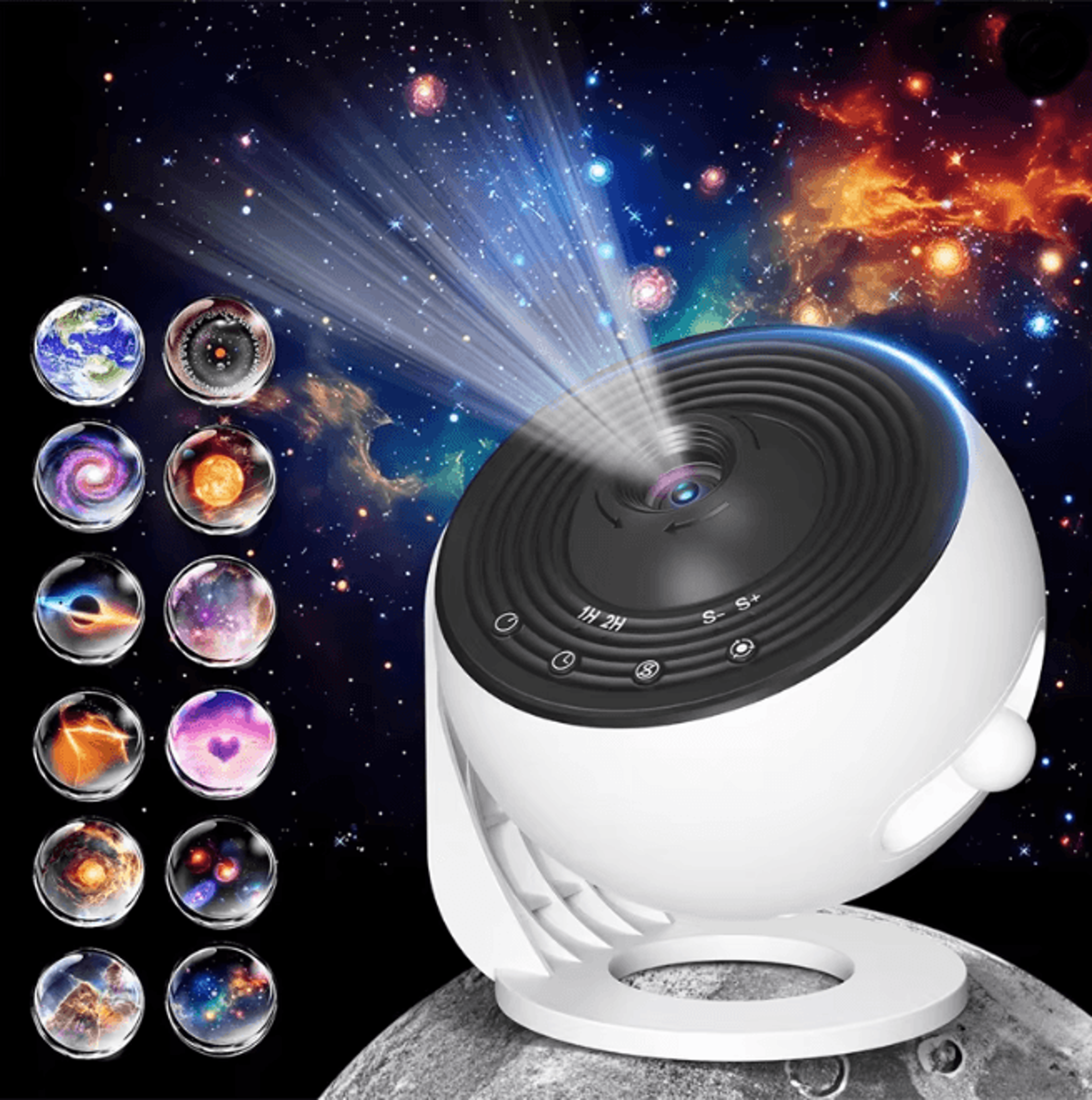 Galaxy Starry Sky Projector Night Light 360 Degree Rotating Planetarium Lamp 0