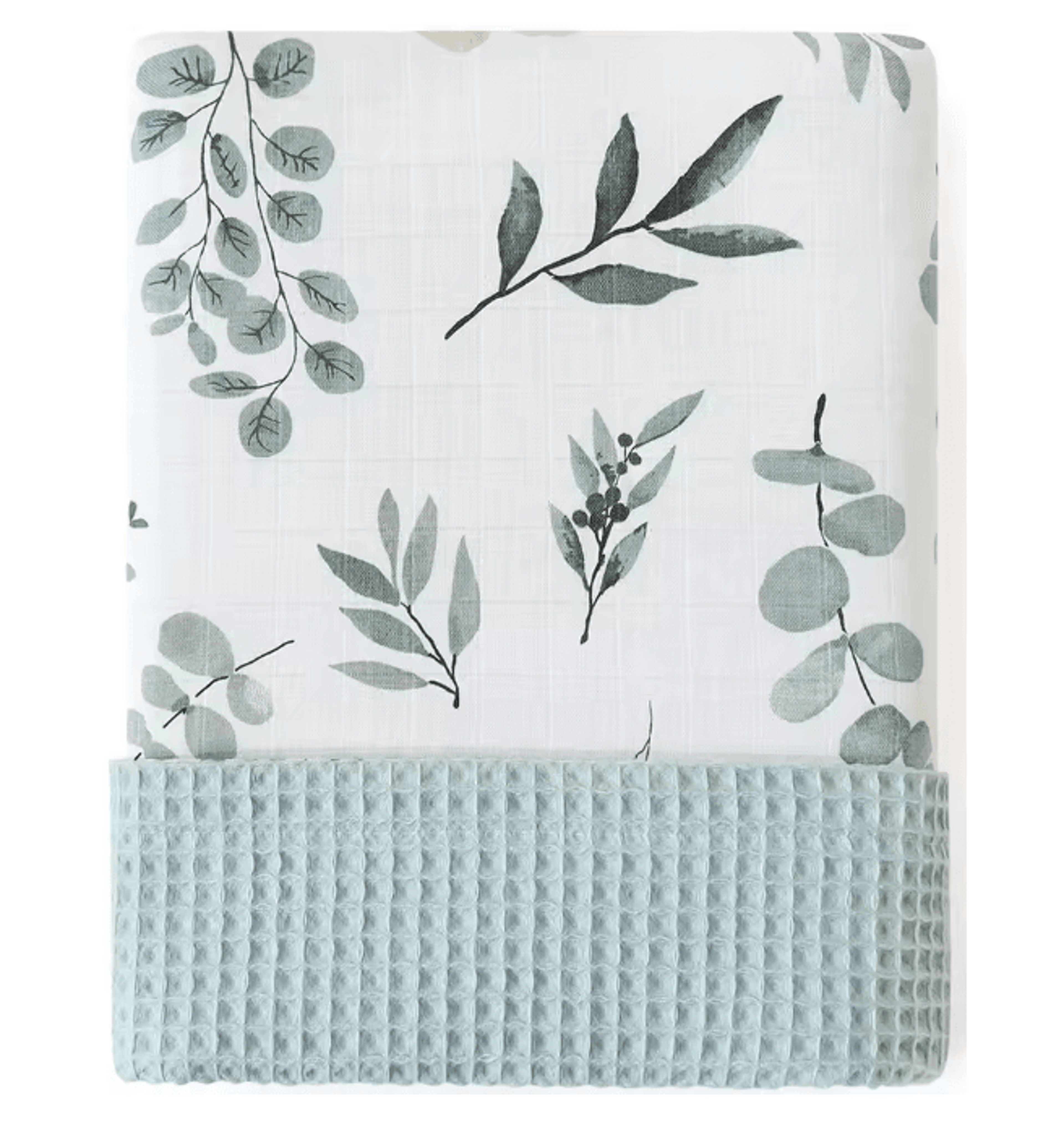 BambooCotton Muslin Swaddle Blanket Super Soft Newborn Wrap 4