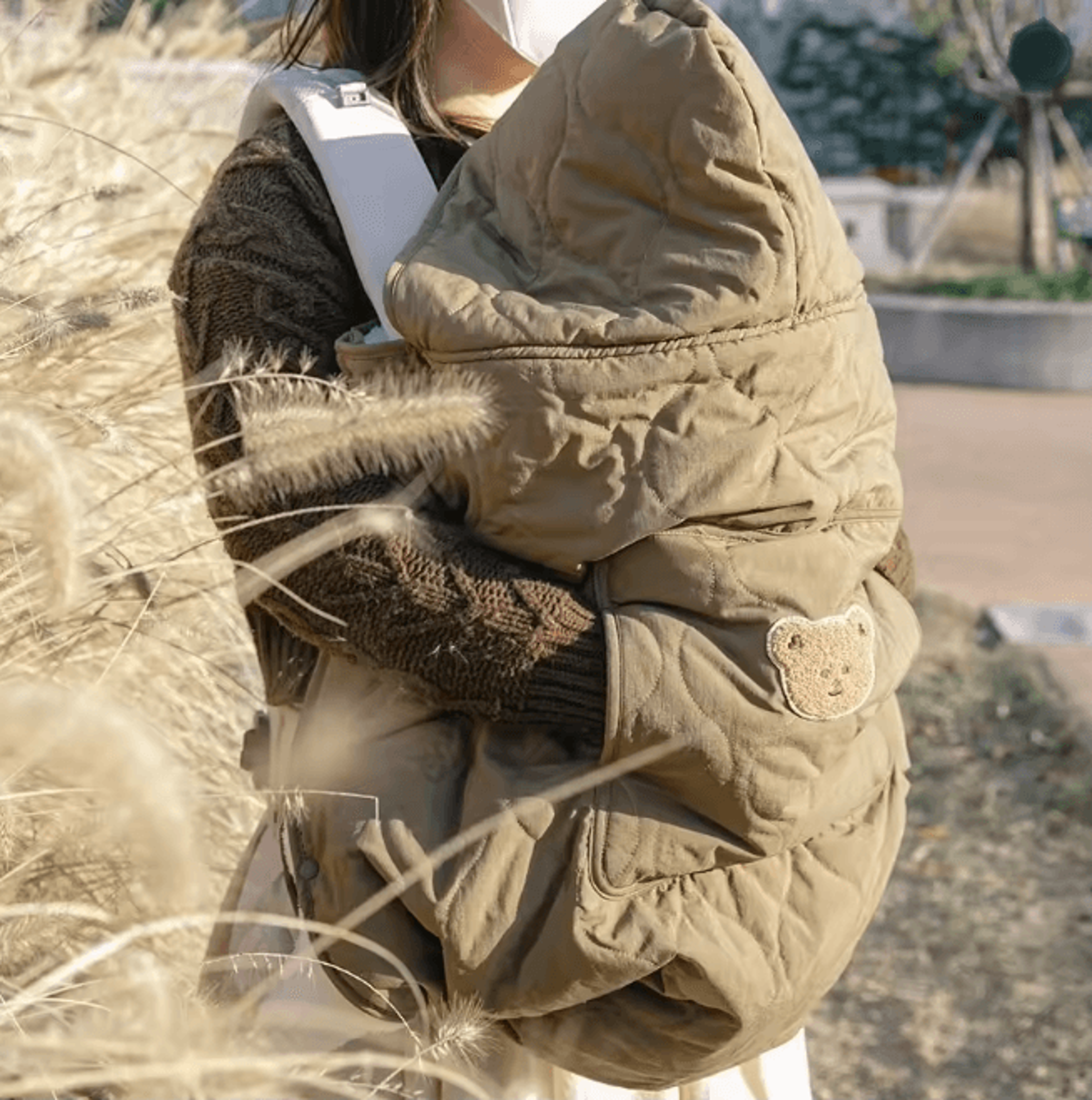 CozyNest Hooded Baby Stroller Blanket Swaddle Wrap 2