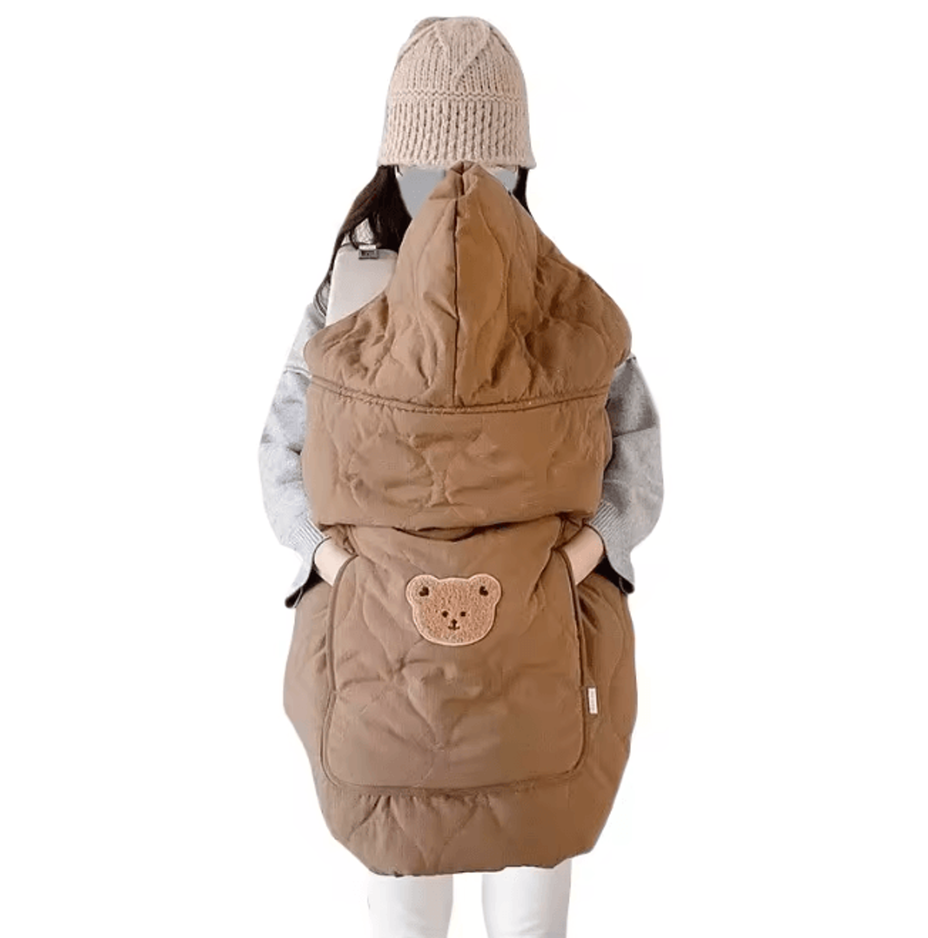 CozyNest Hooded Baby Stroller Blanket Swaddle Wrap 3