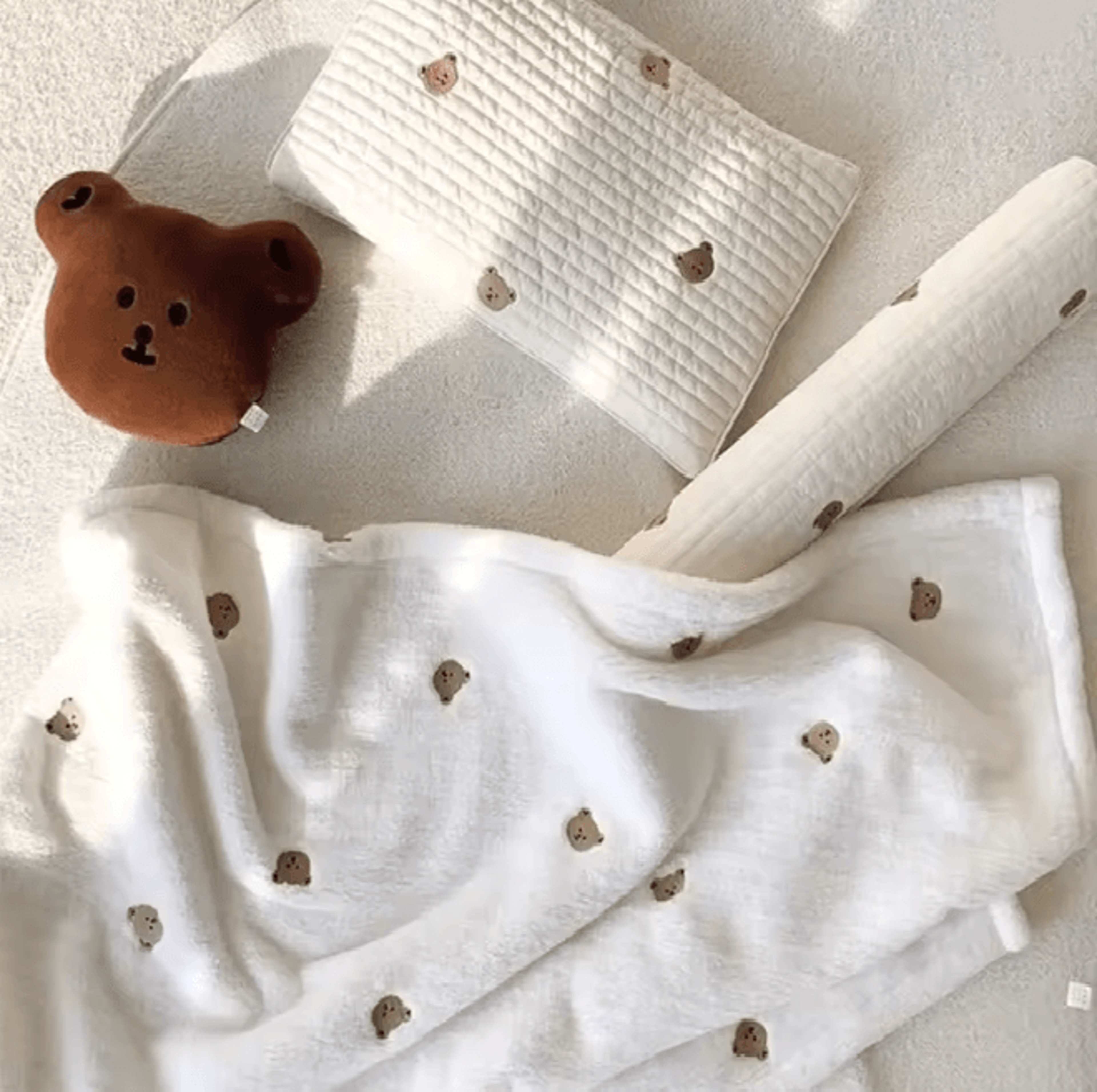 CoralCuddle Flannel Baby Blanket Warm Newborn Swaddle Wrap 4
