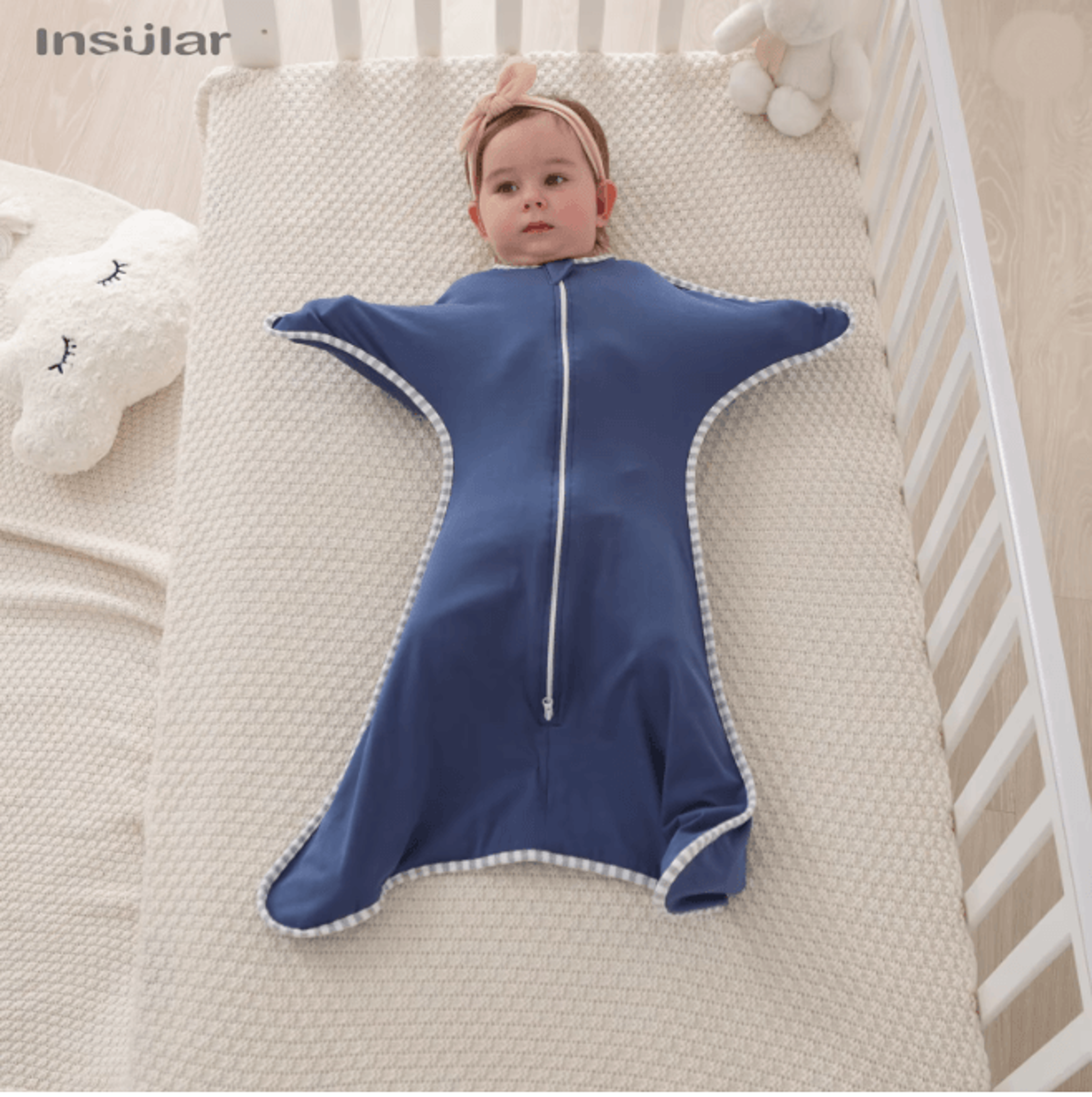 CalmWrap Anti Startle Baby Swaddle Blanket Cotton Newborn Wrap 0