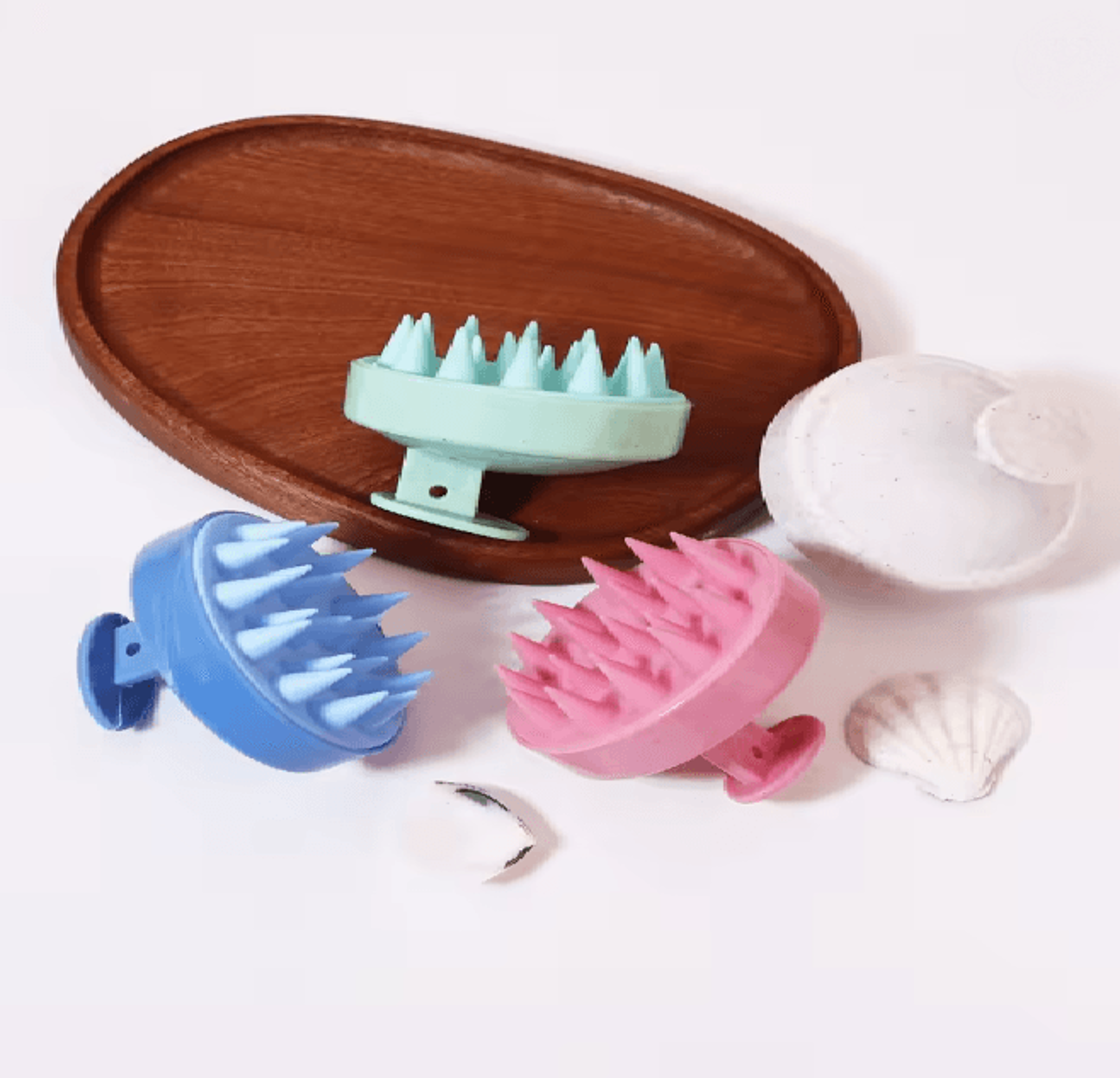 PureScalp Silicone Hair Wash And Scalp Massage Brush 0