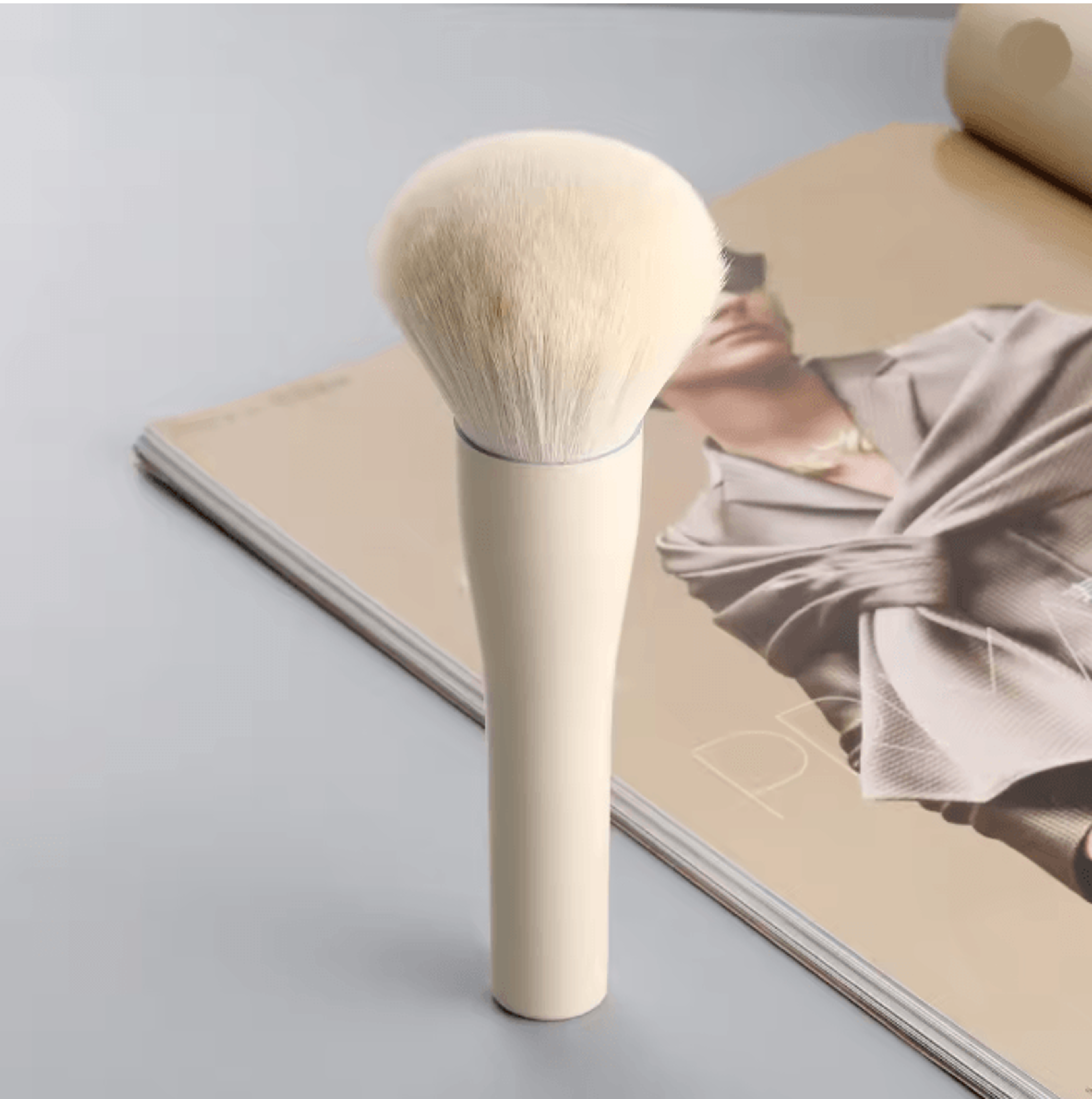 VelourPro Large Powder Makeup Brush For Flawless Finish 0