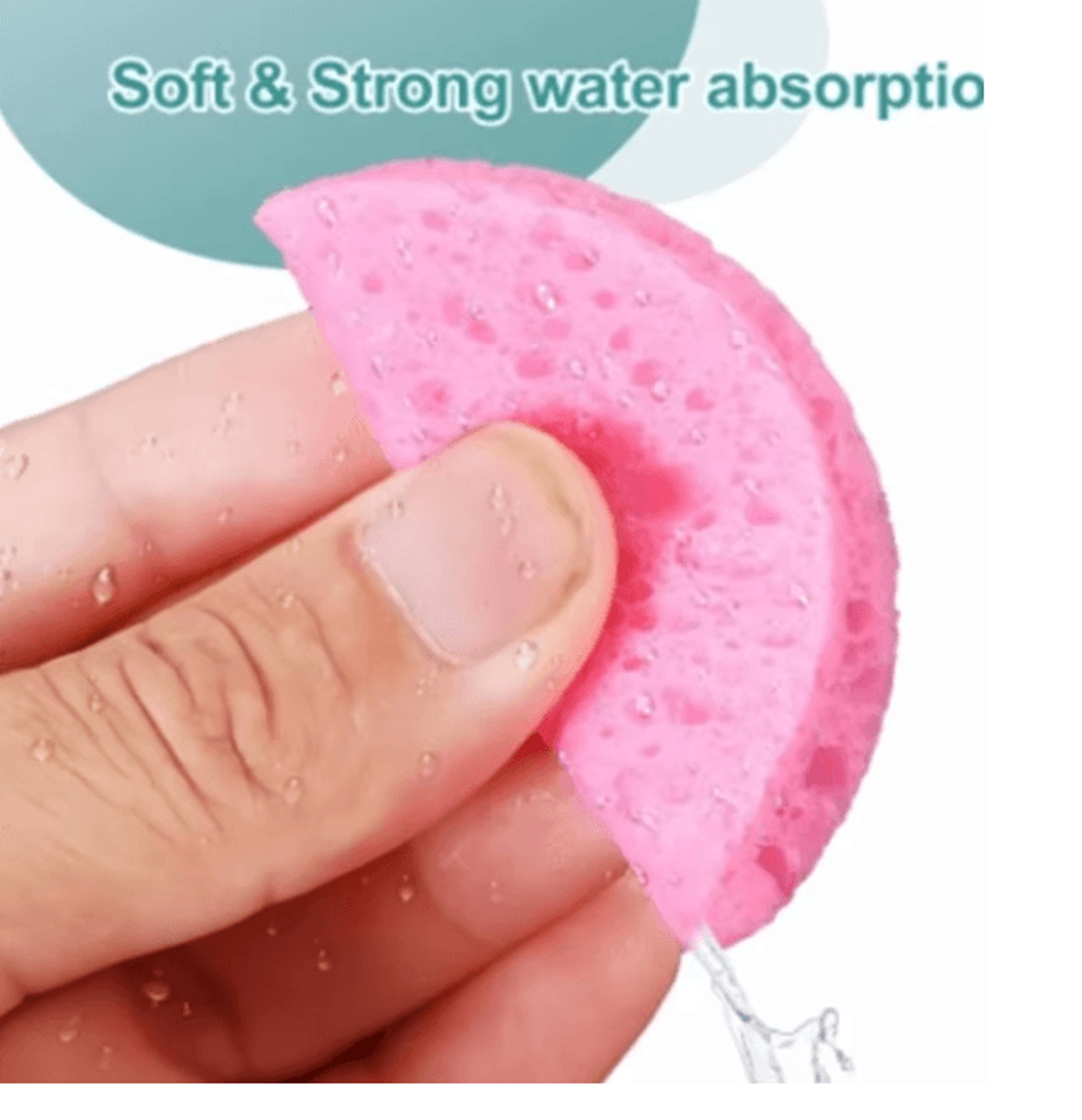 PureFoam Natural Wood Pulp Face Cleansing Sponge Set 2