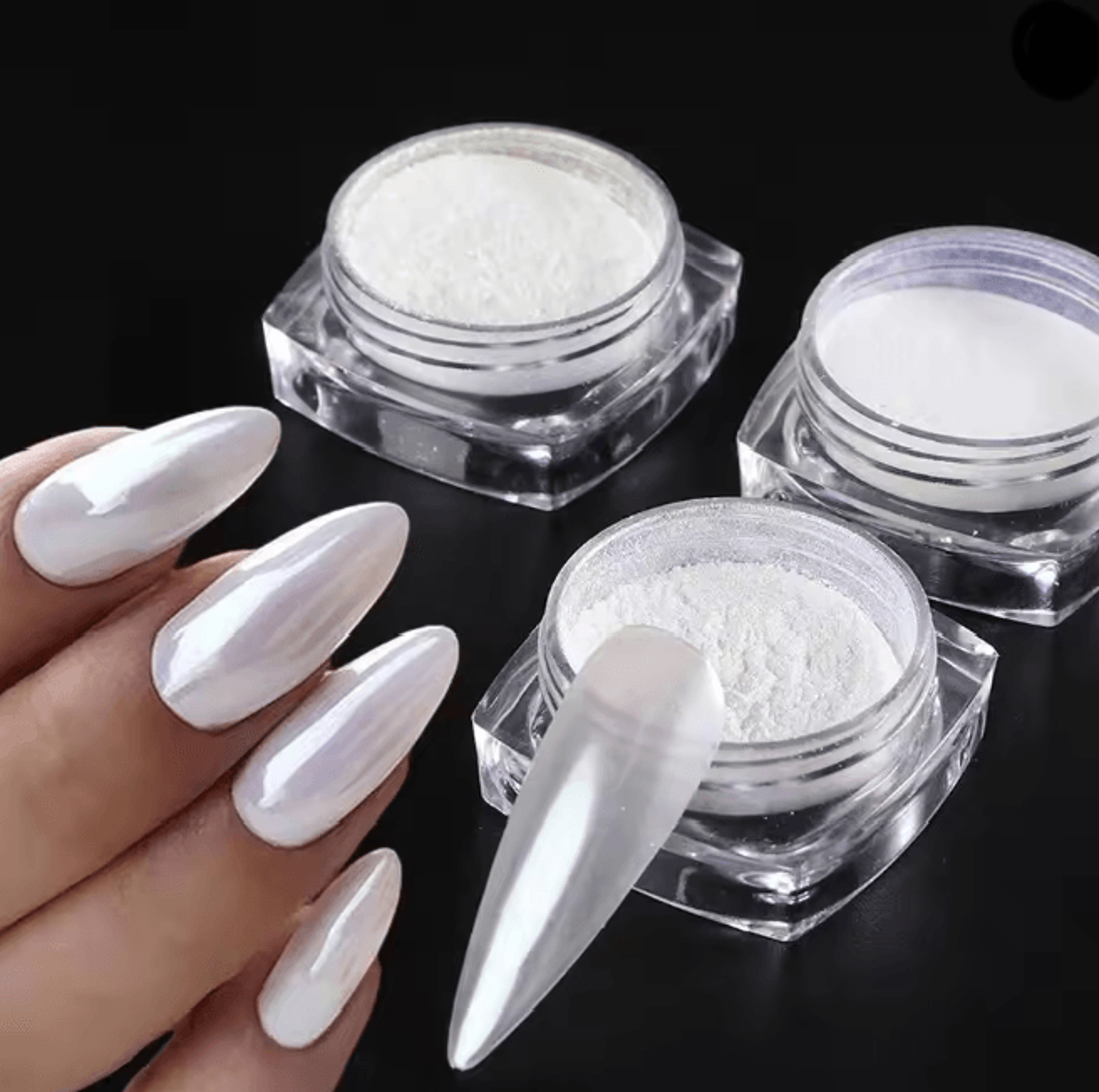 Aurora Pearl Chrome Nail Powder For Mirror Shine Finish 0
