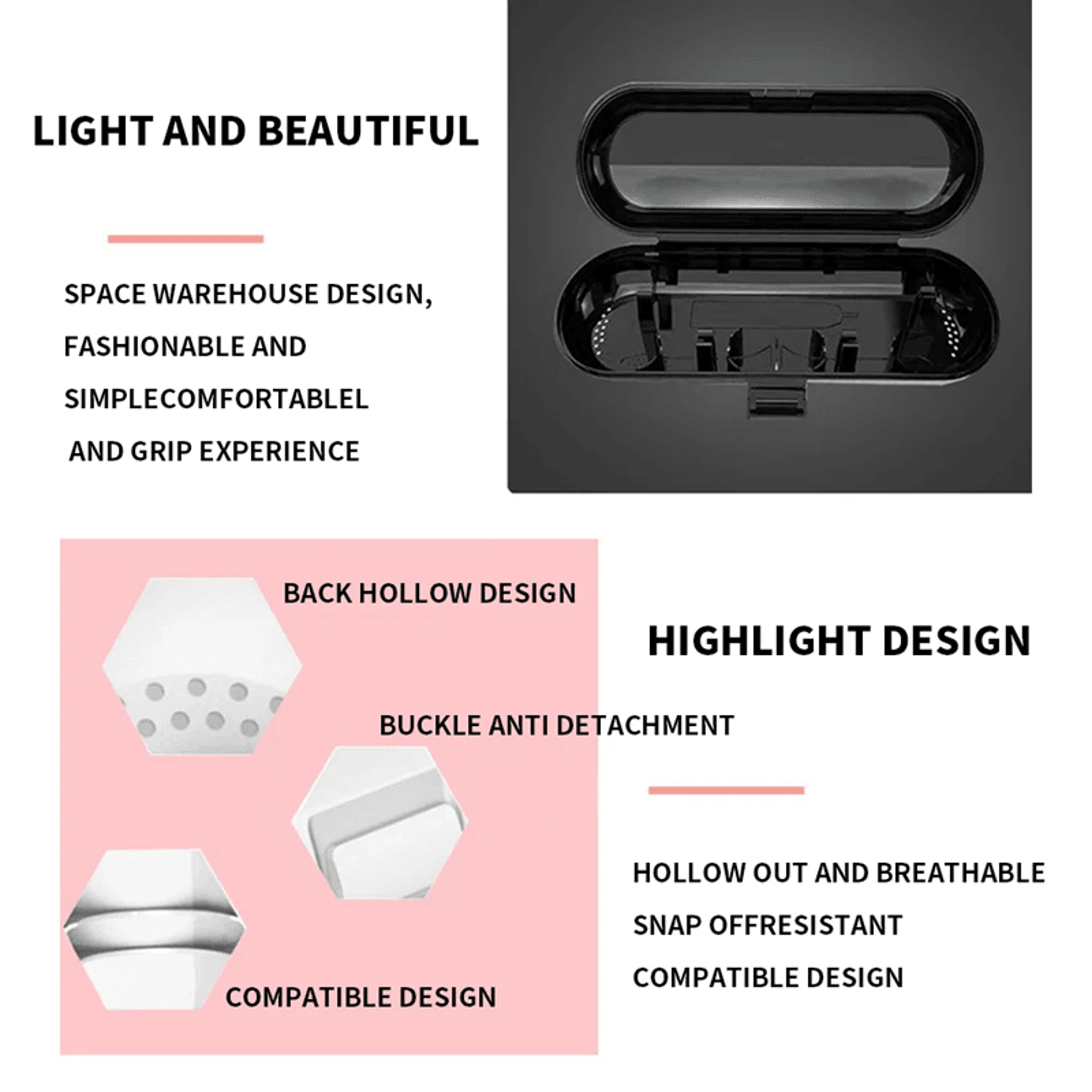 Electric Toothbrush Travel Case With Dustproof Storage Protection 2