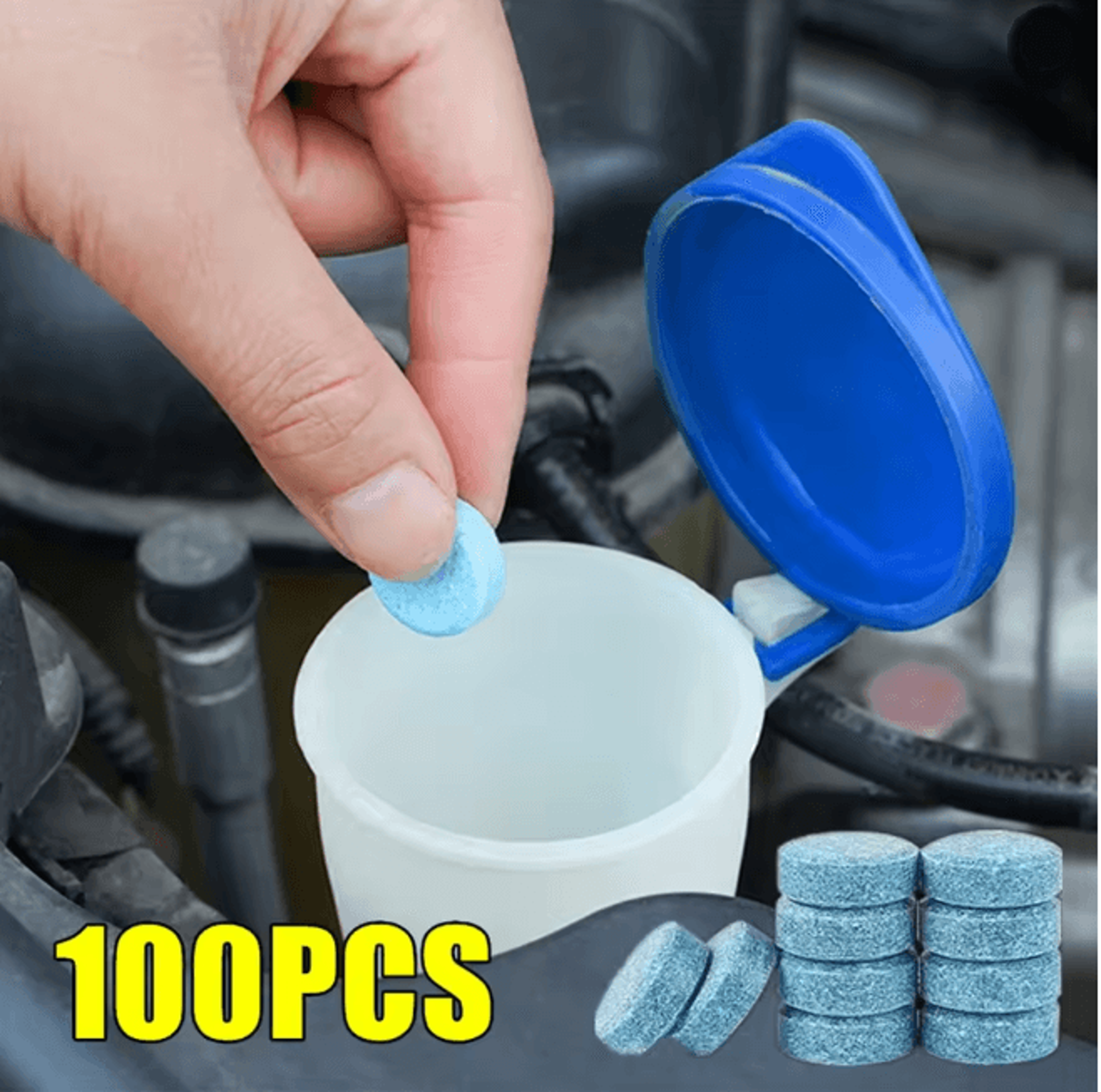 ClearView Windshield Washer Tablets For Streak Free Glass Cleaning 0