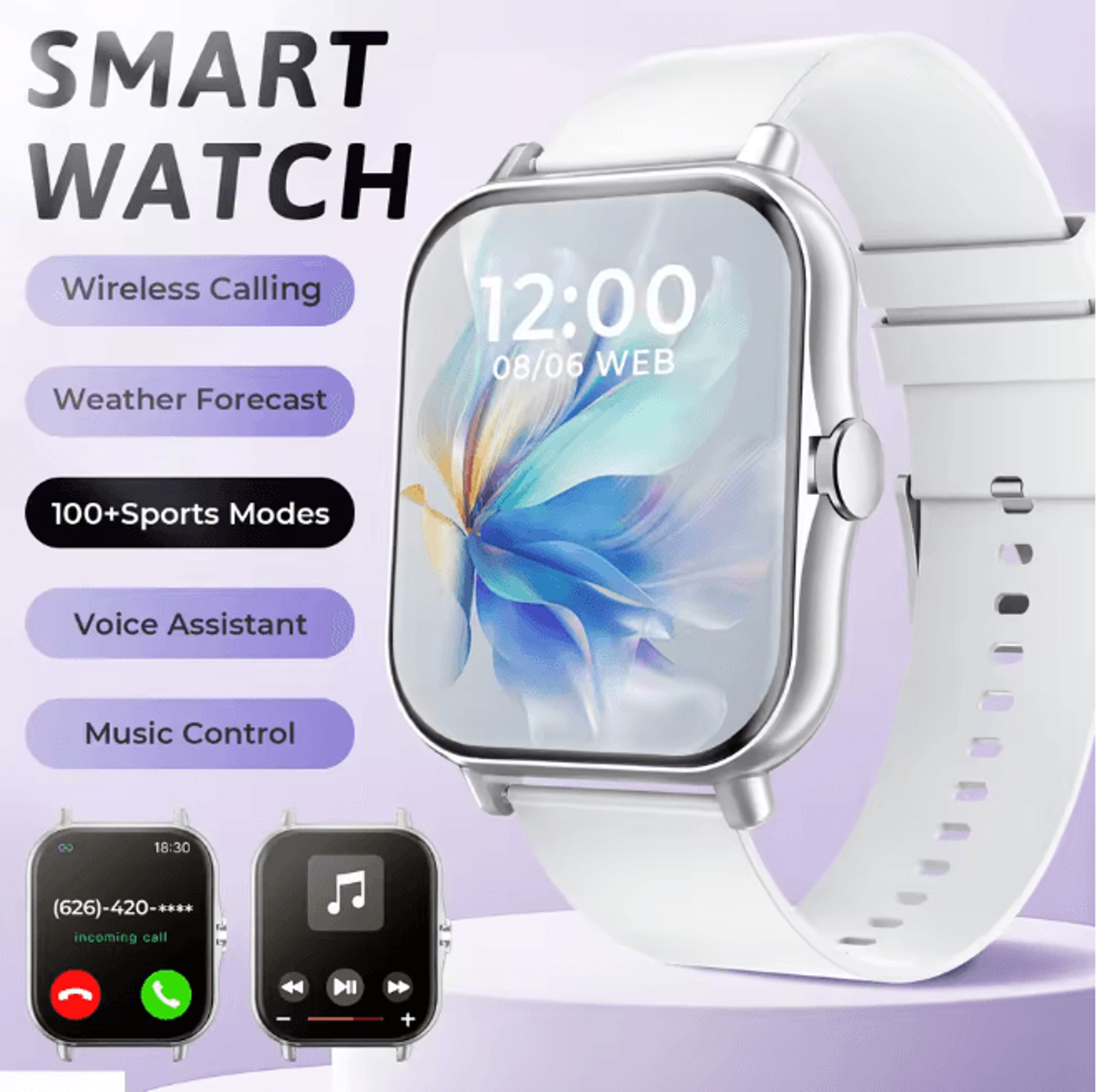 ActiveConnect Smart Watch With BT Call And Health Sleep Monitoring 3