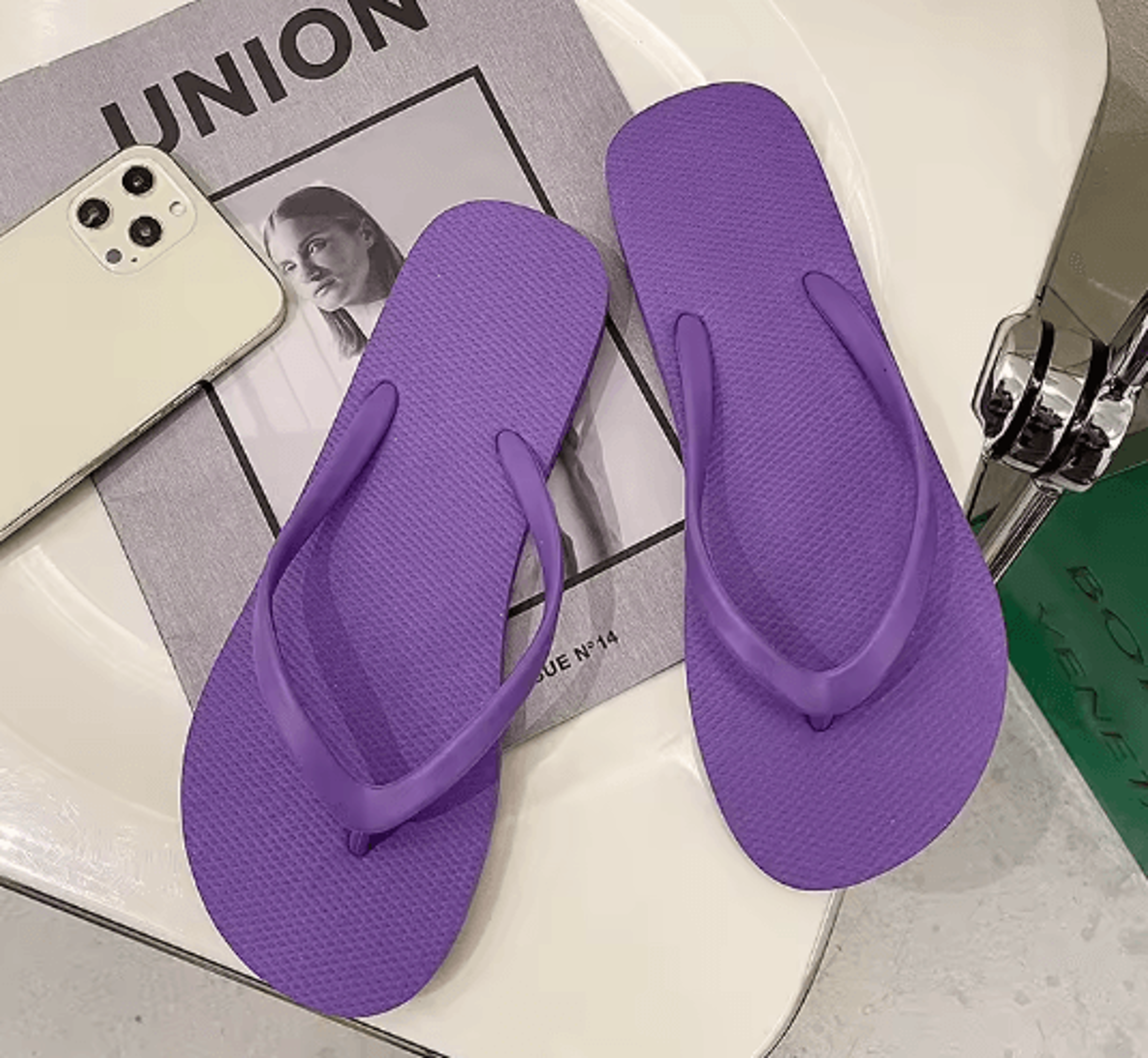 ComfyStep Women Flat Flip Flops Indoor Summer Slippers 2