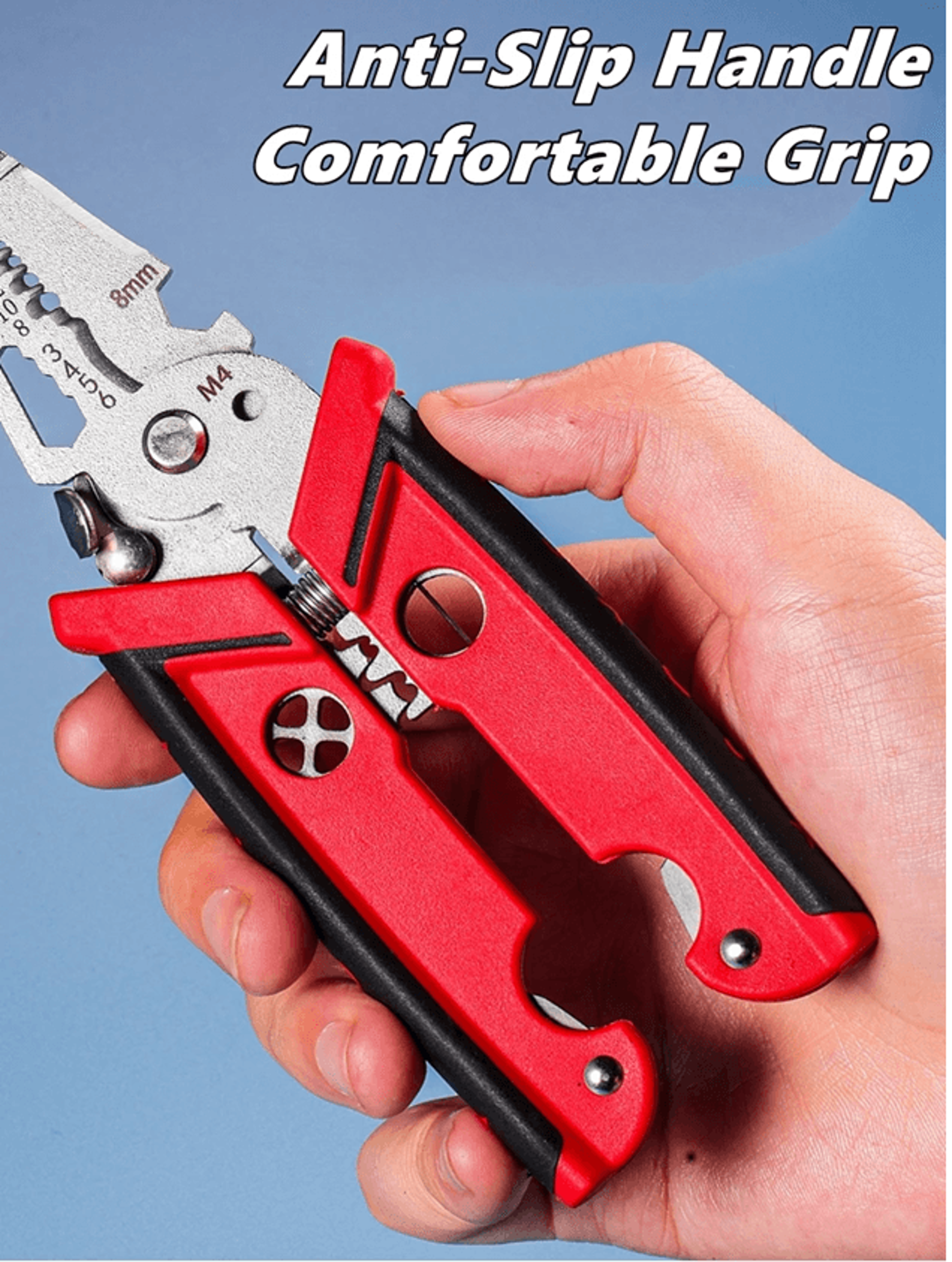 18 In 1 Electrician Pliers Multifunctional Wire Stripper Tool And Crimping Pliers 1
