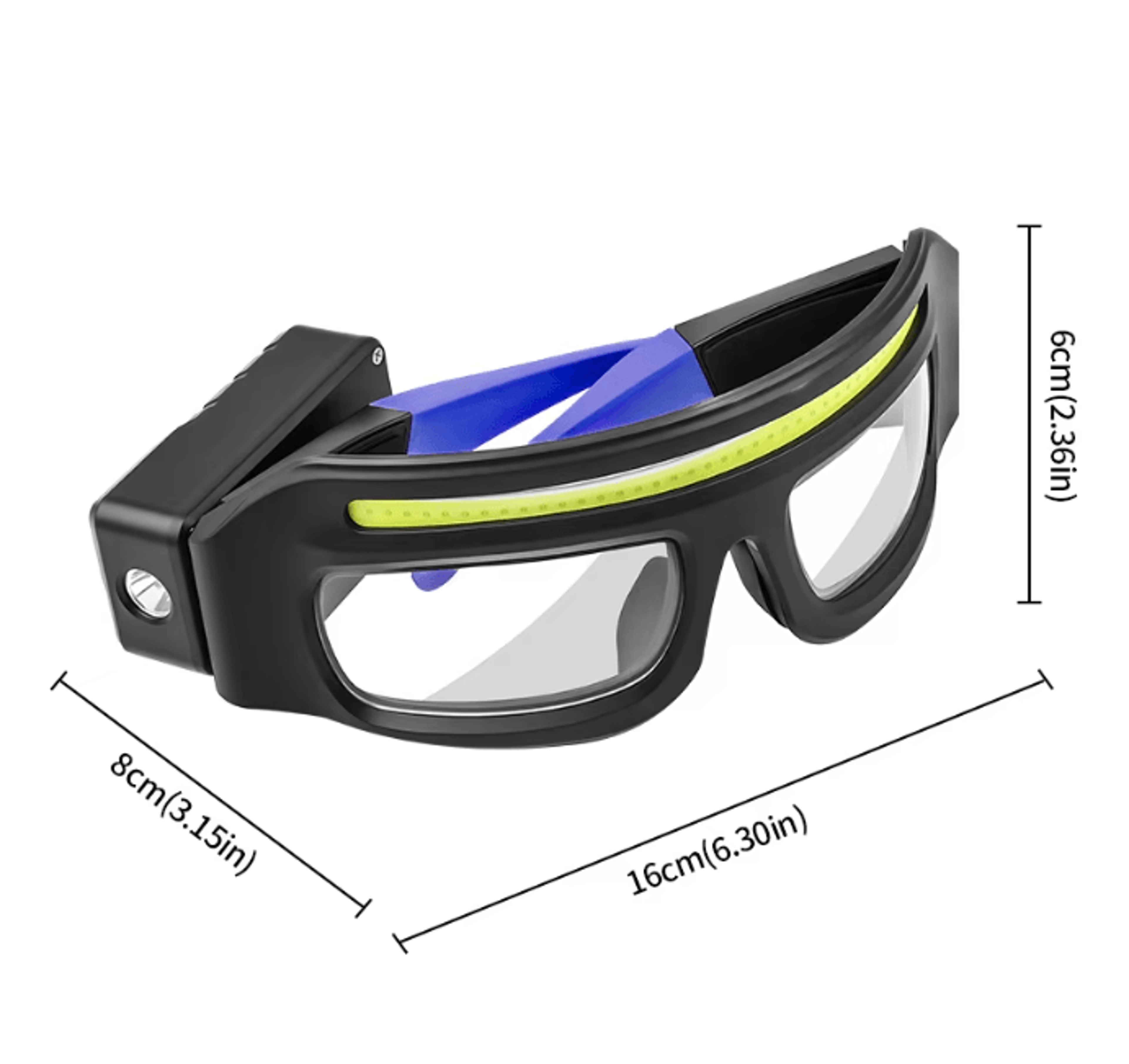 LumiClip Pro LED Glasses Light USB Rechargeable Clip On Headlamp 3