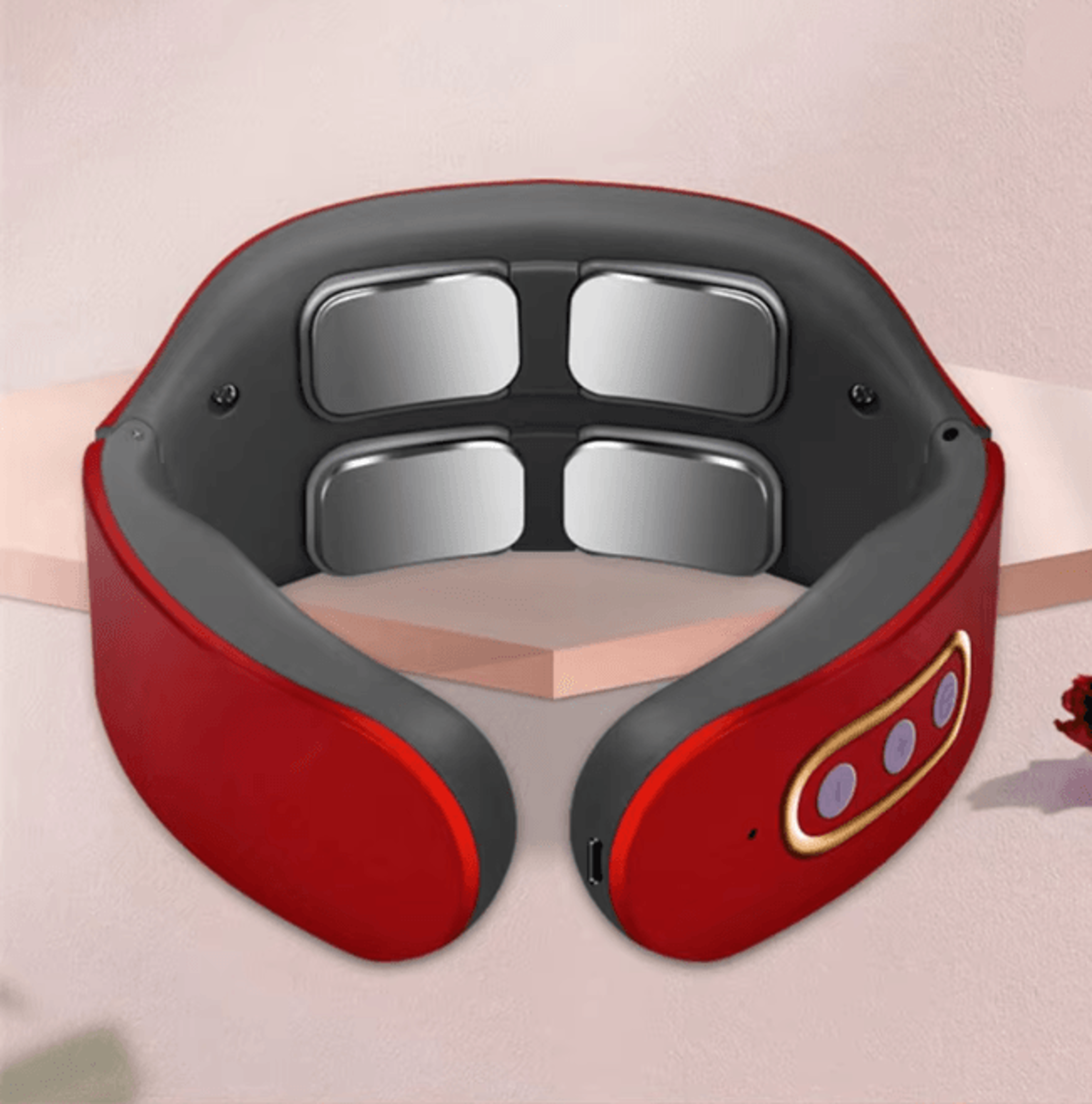 Electric Neck And Shoulder Massager With Pulse Therapy And Adjustable Modes 3