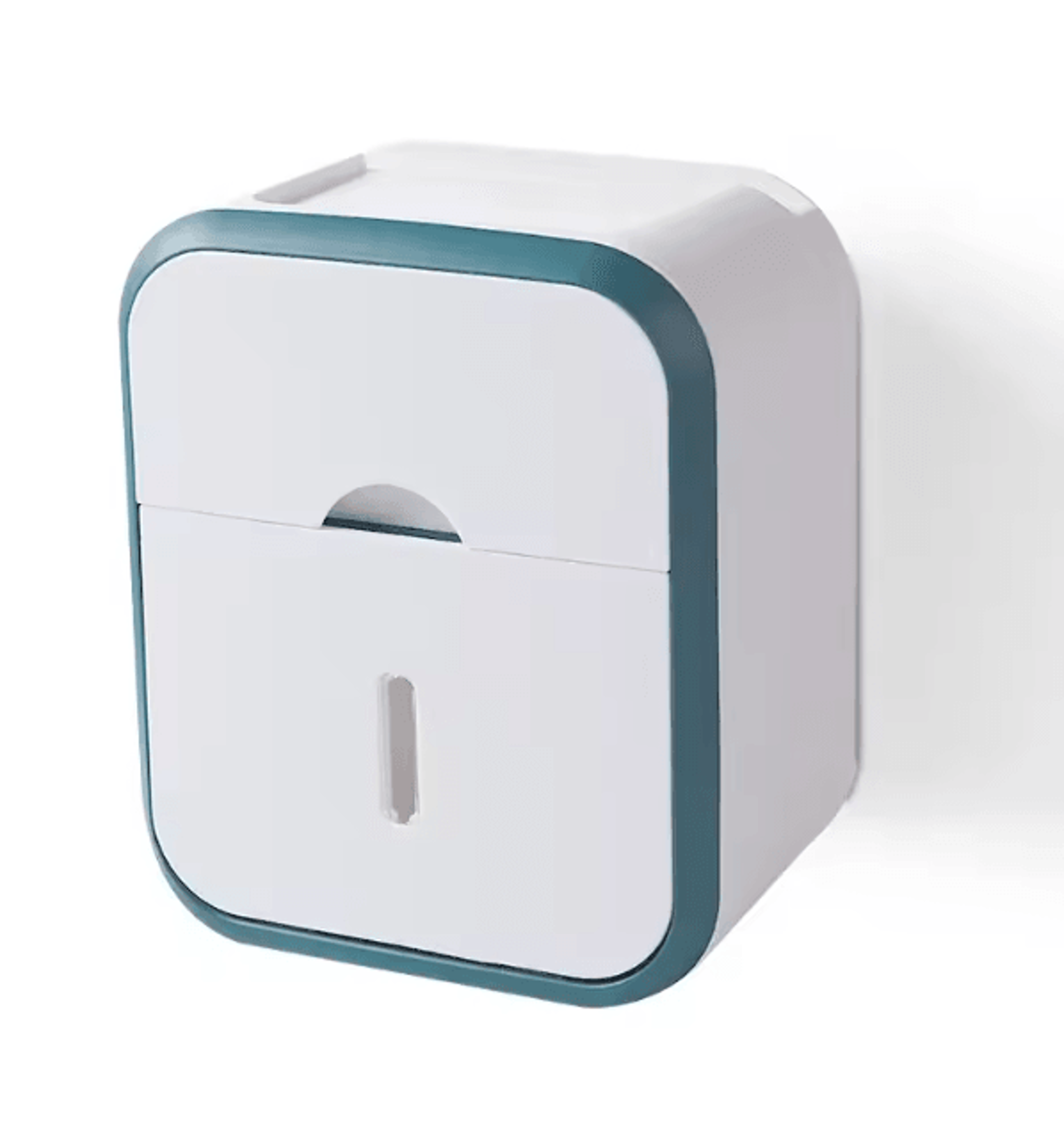 Wall Mounted Waterproof Toilet Paper Organizer With Storage Box 5