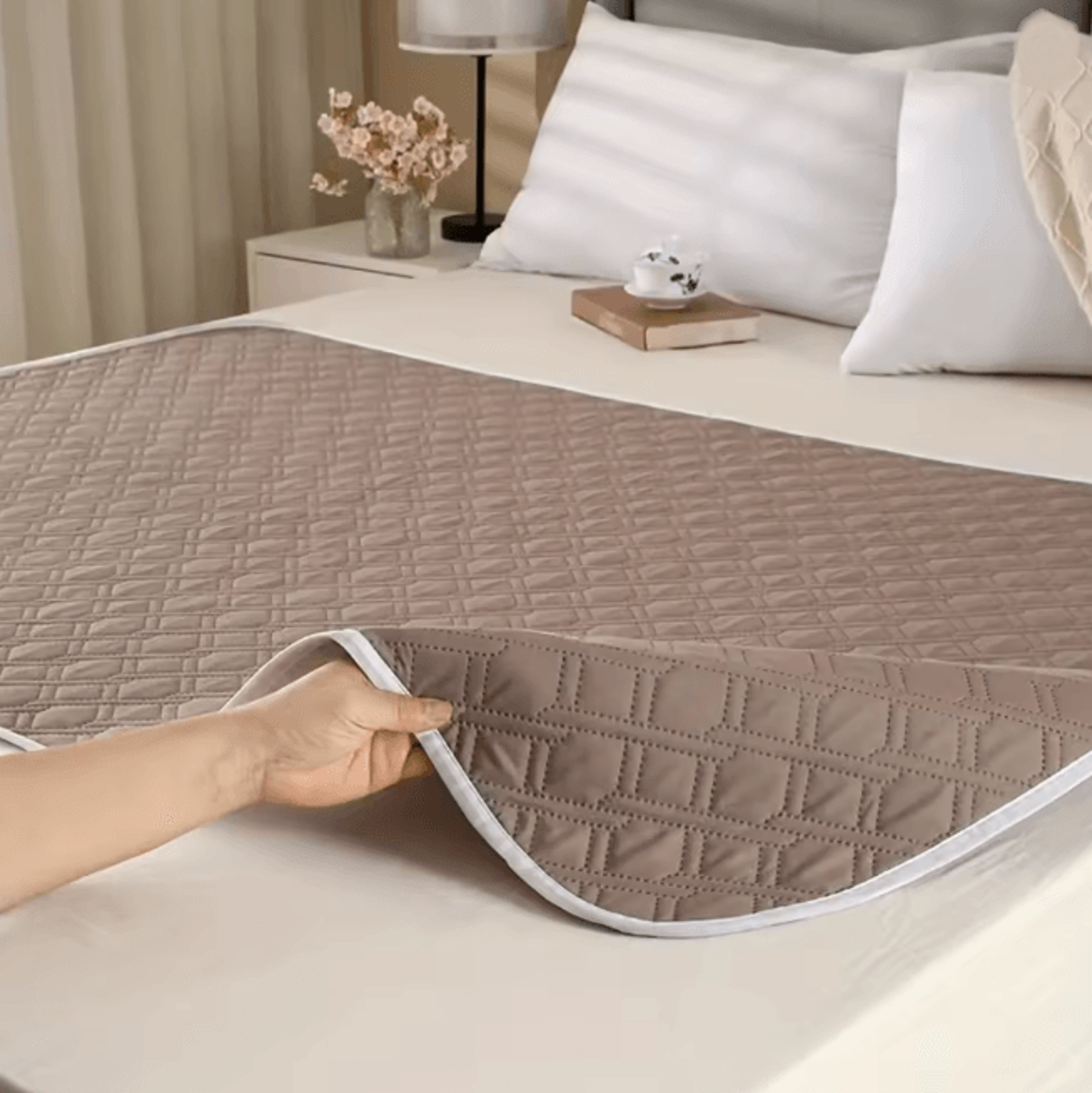 Extra Large Waterproof Mattress Protector Pad Washable Breathable Bed Mat 0