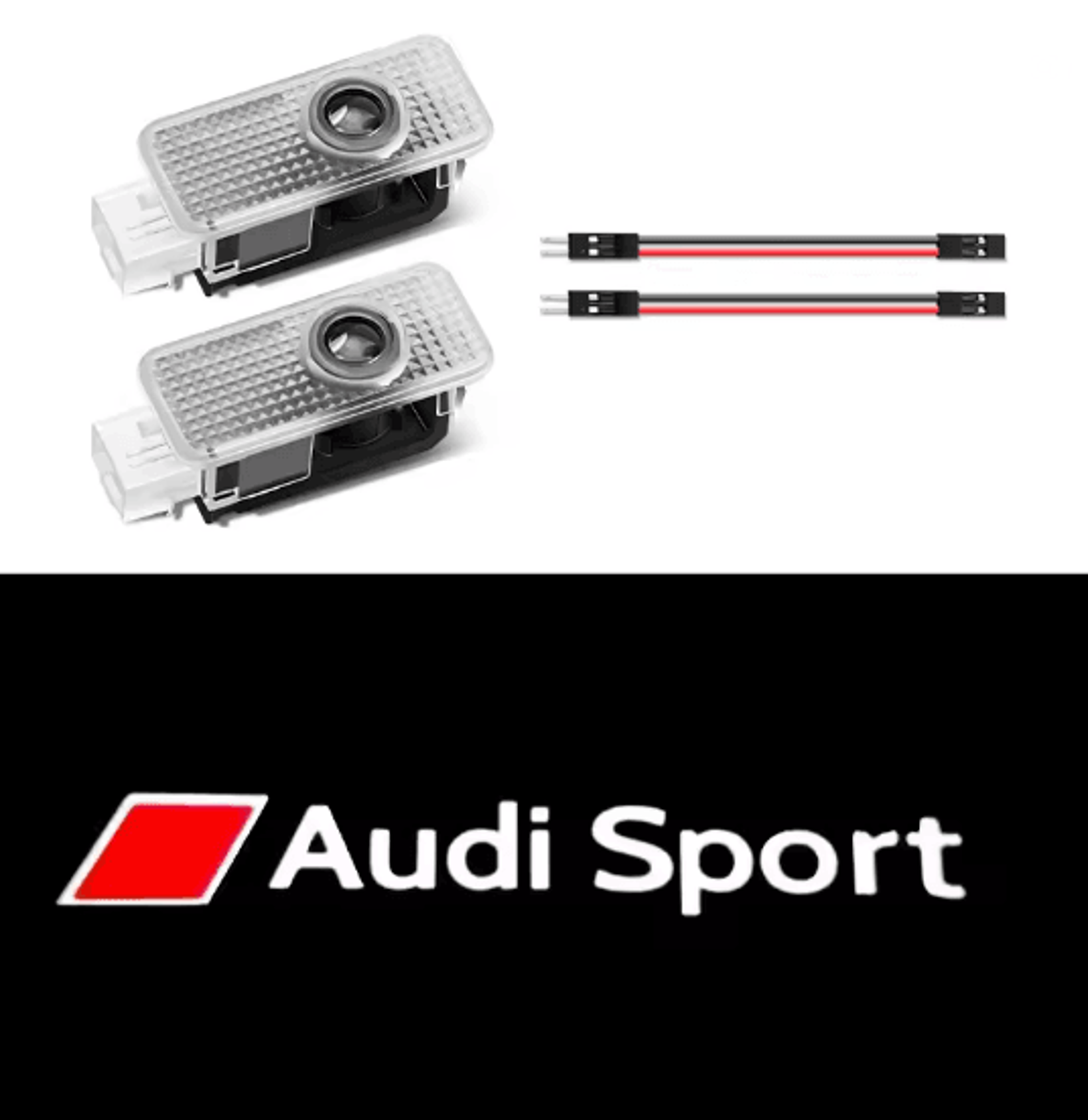 LuxeGlow LED Car Door Welcome Lights Projector 4