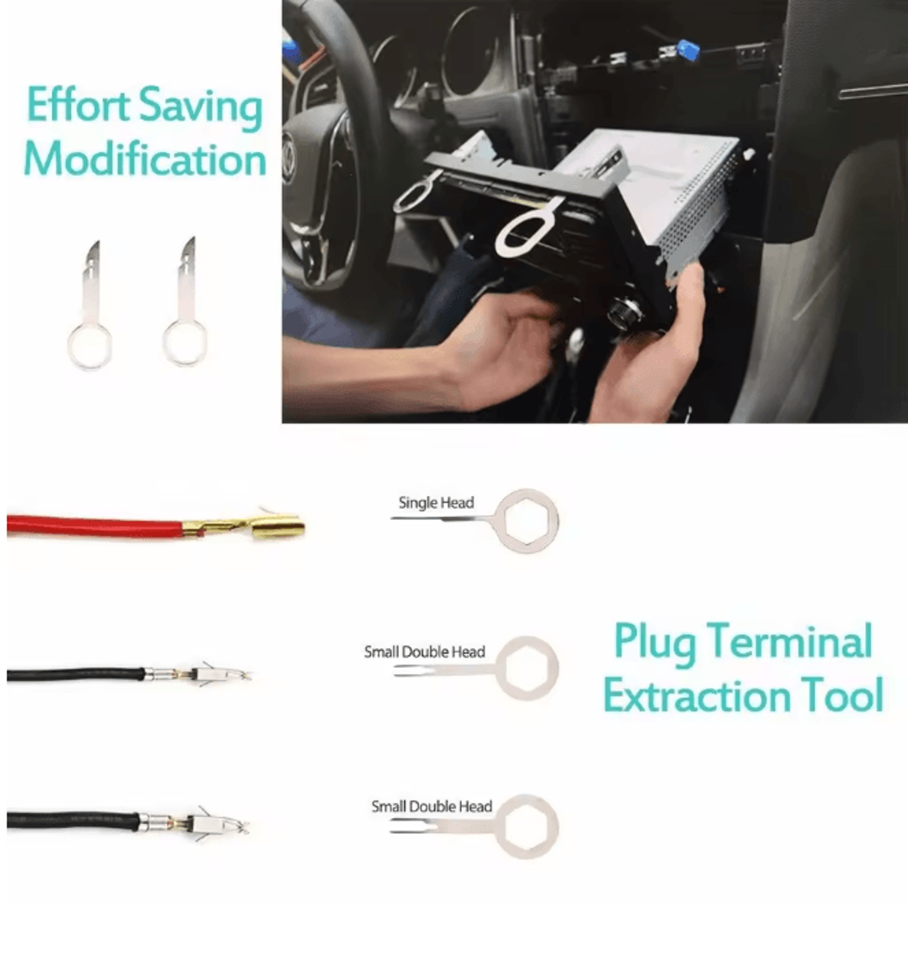 ProTrim Car Trim Removal Tool Kit Interior Panel Disassembly Set 2