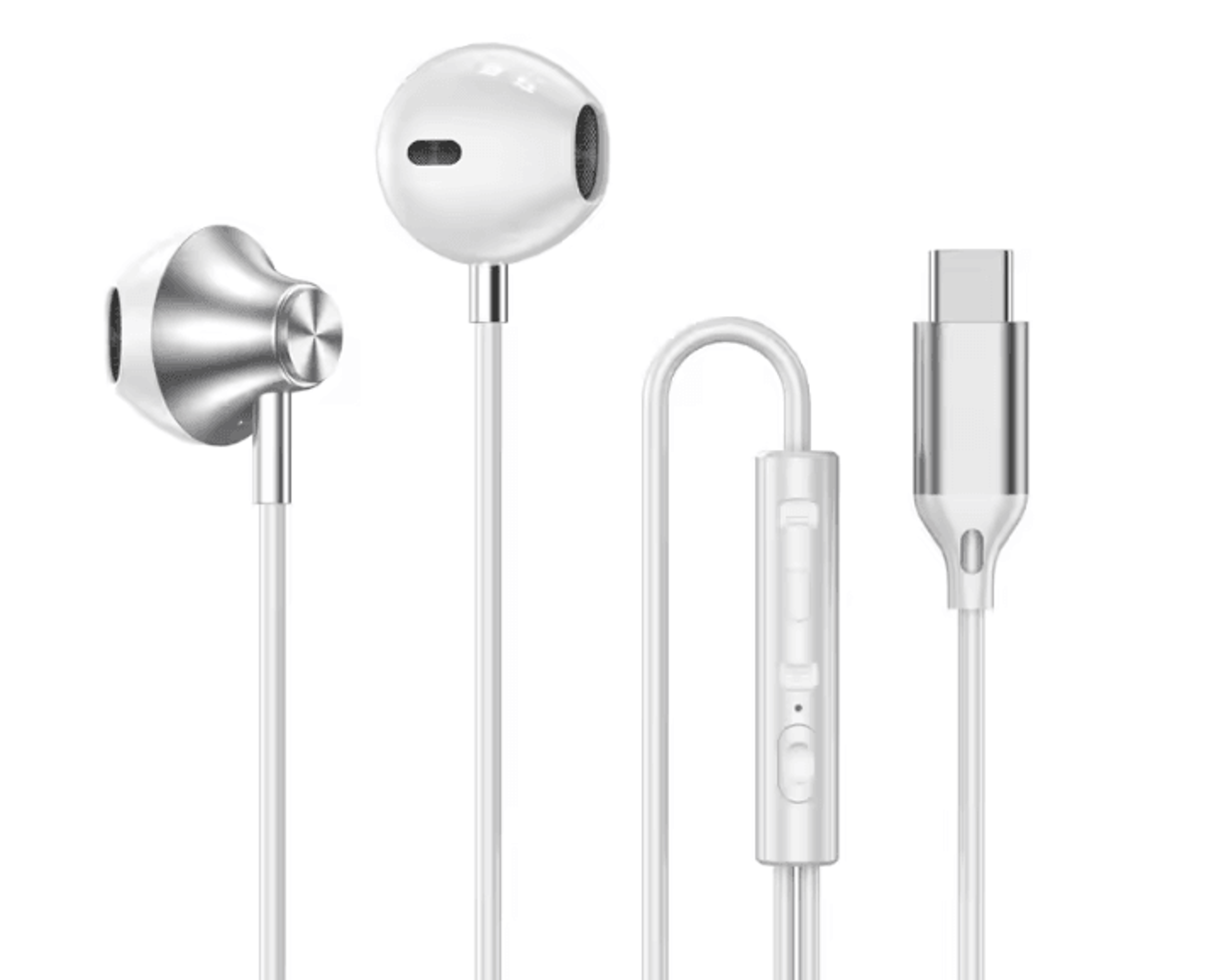USB C Wired In Ear Headphones With HiFi Sound And Inline Control 10