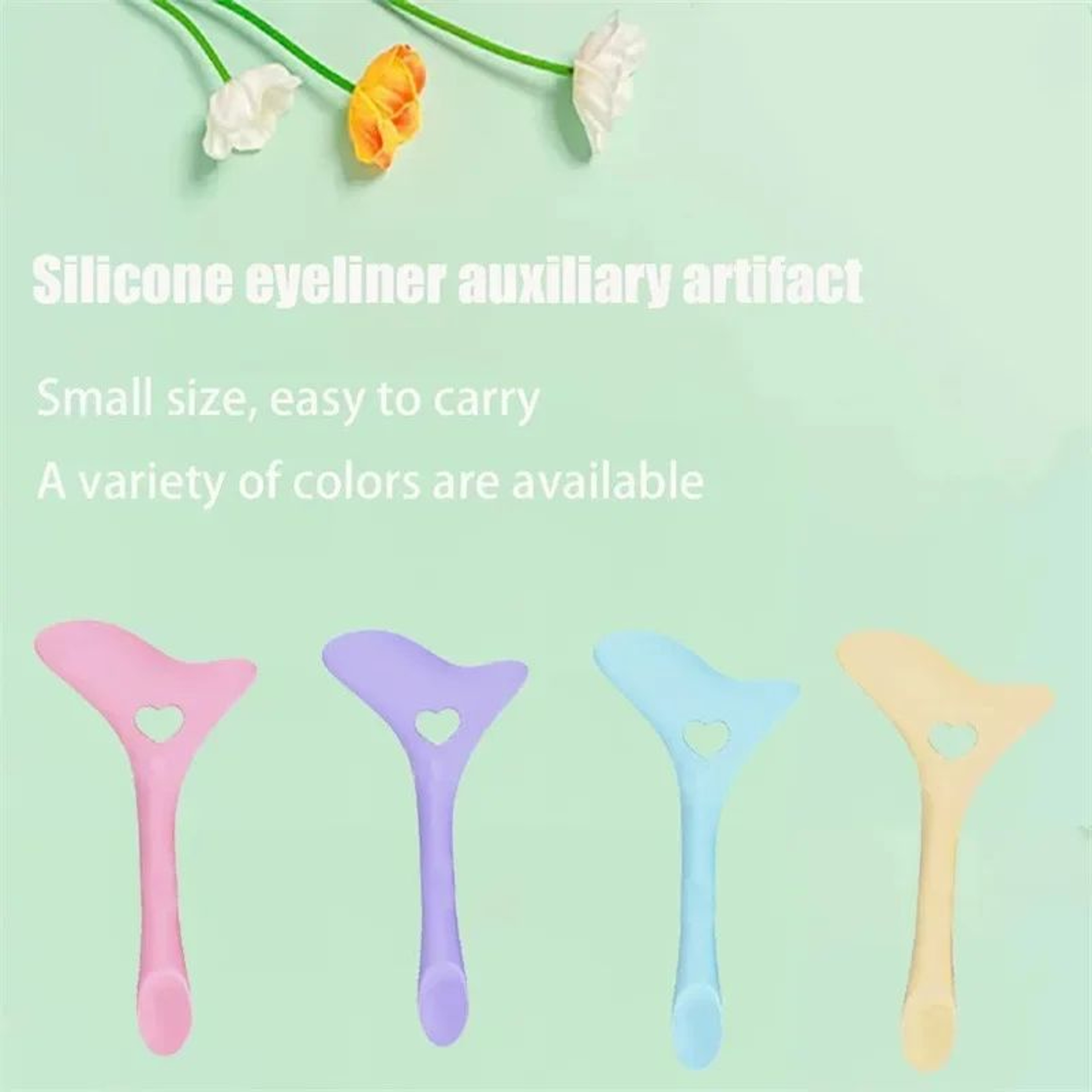 Silicone Eyeliner Stencil Winged Eyeliner Guide Makeup Tool 3