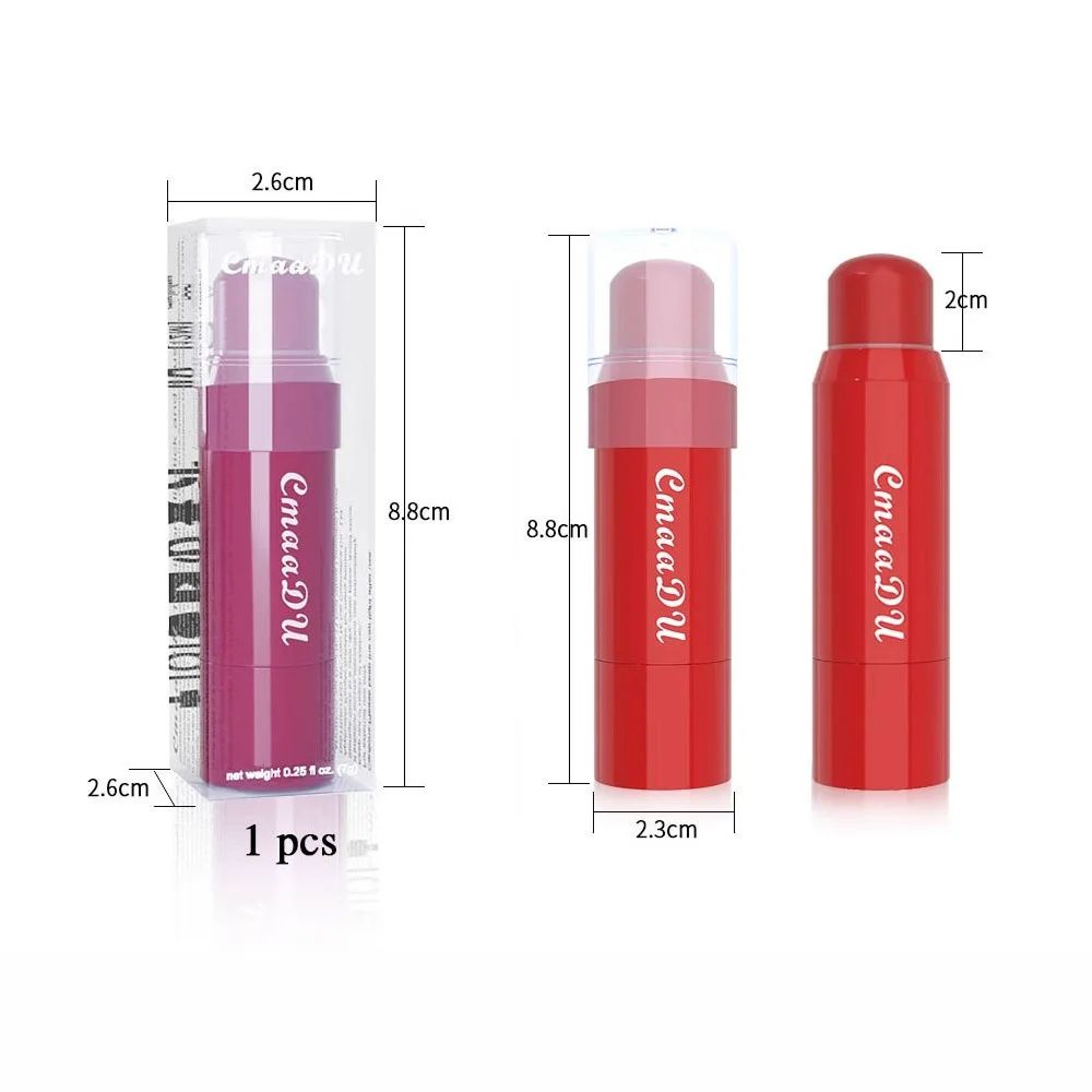 6color Blush Lipstick Combination Matte Silky Multifunctional Makeup Stick Makes It Easy To Remove  2