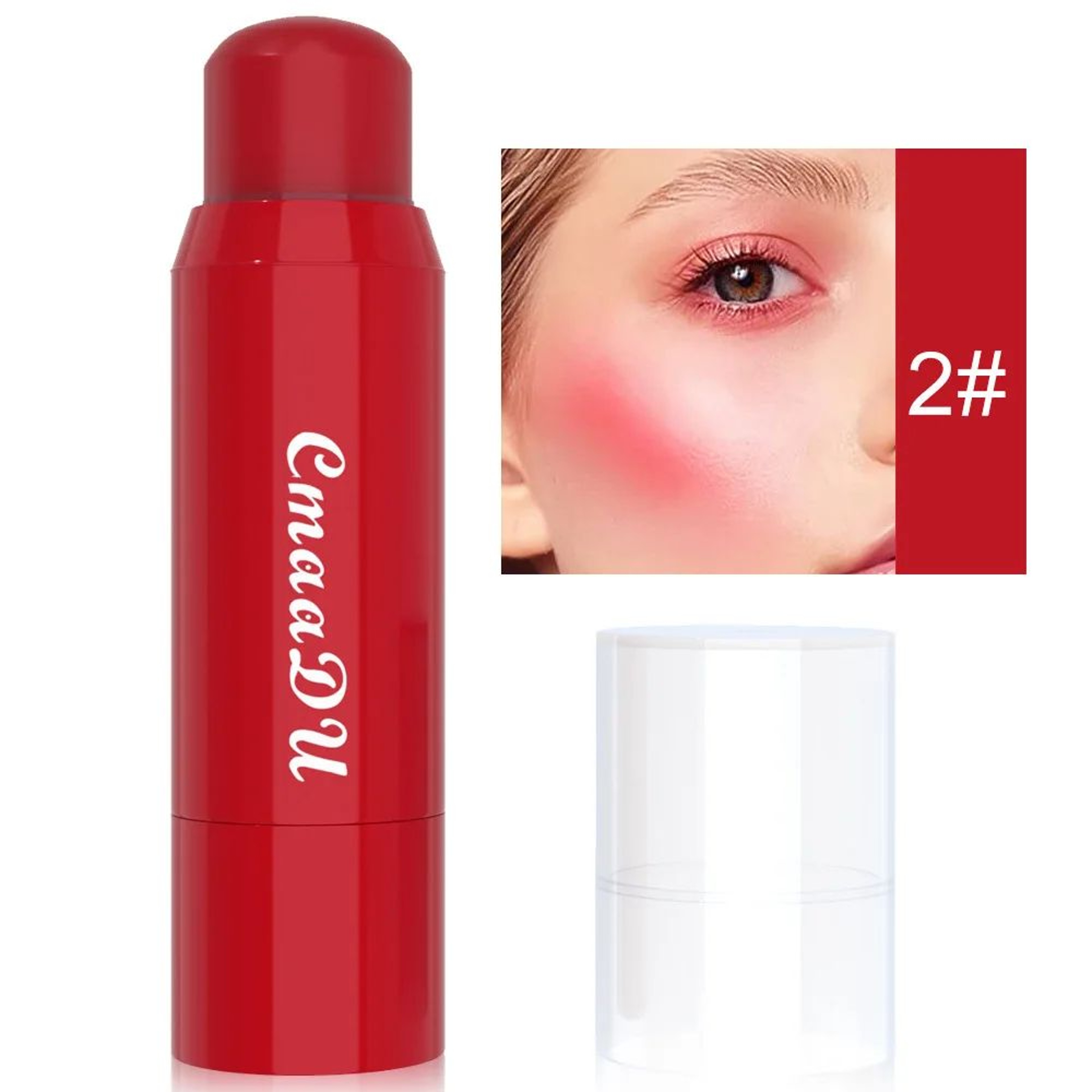 6color Blush Lipstick Combination Matte Silky Multifunctional Makeup Stick Makes It Easy To Remove  7
