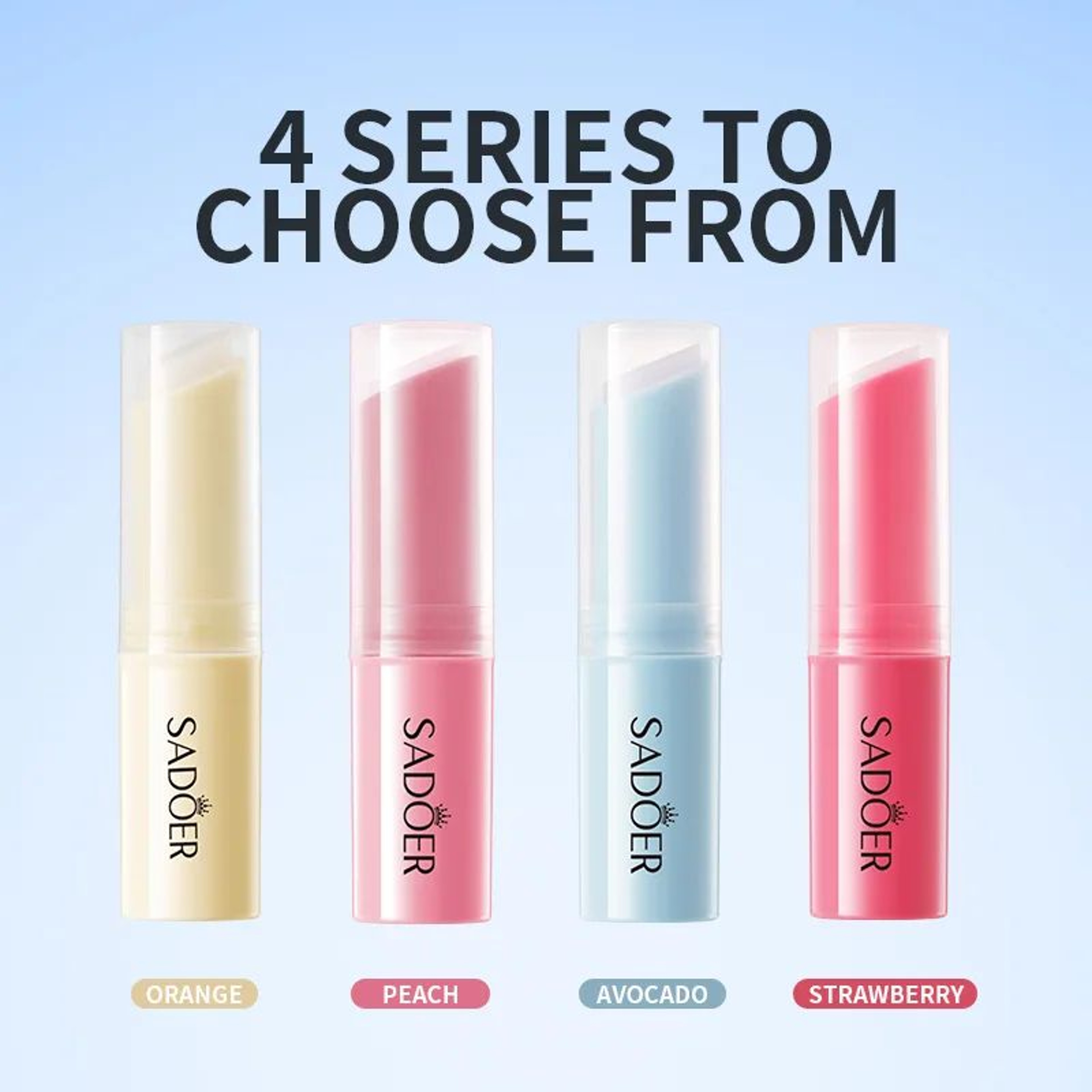 Strawberry Color Changing Lipstick Moisturizing Fruit Lip Balm Tint 0