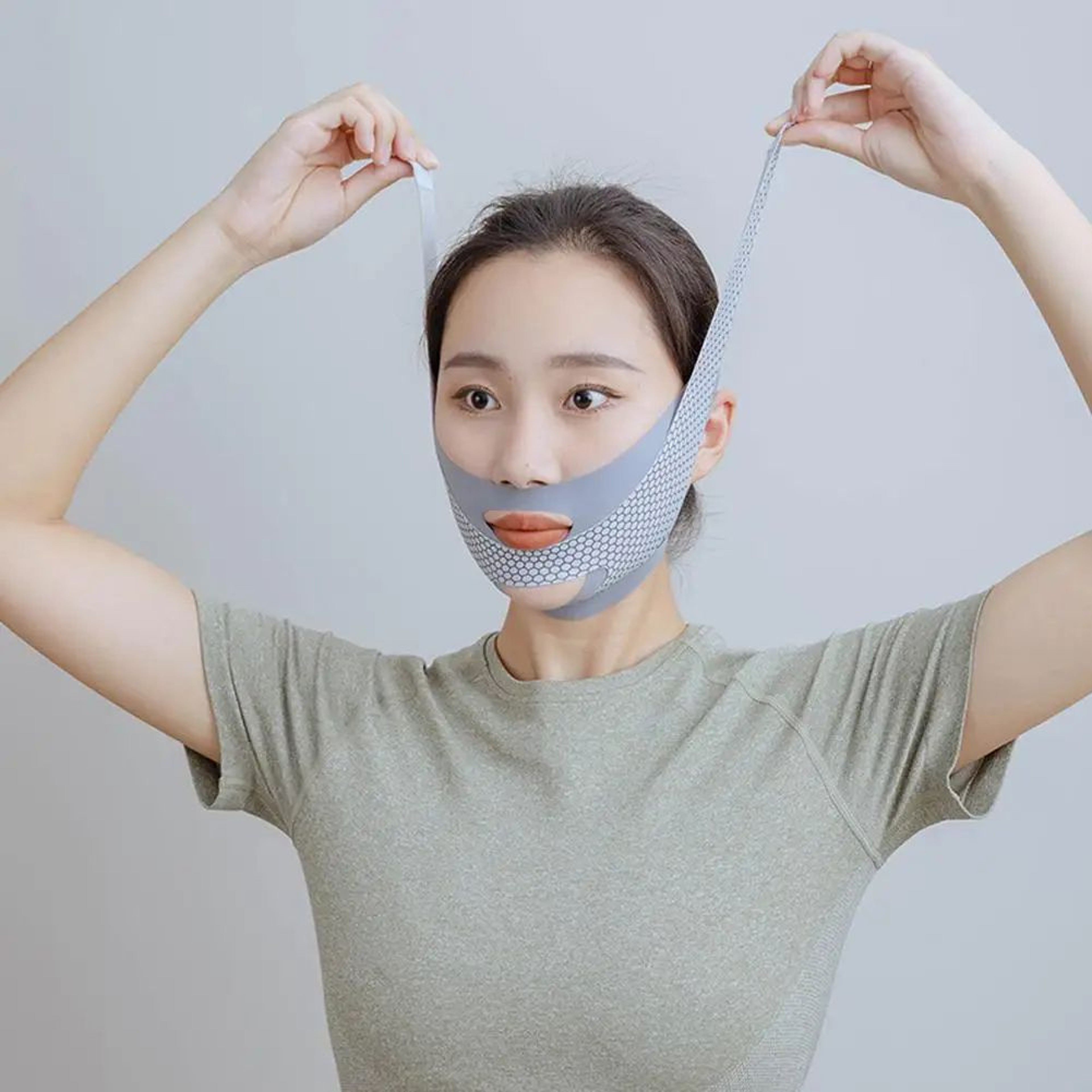 V Face Chin Strap Adjustable Chin Lifting Strap For Jawline Support 2