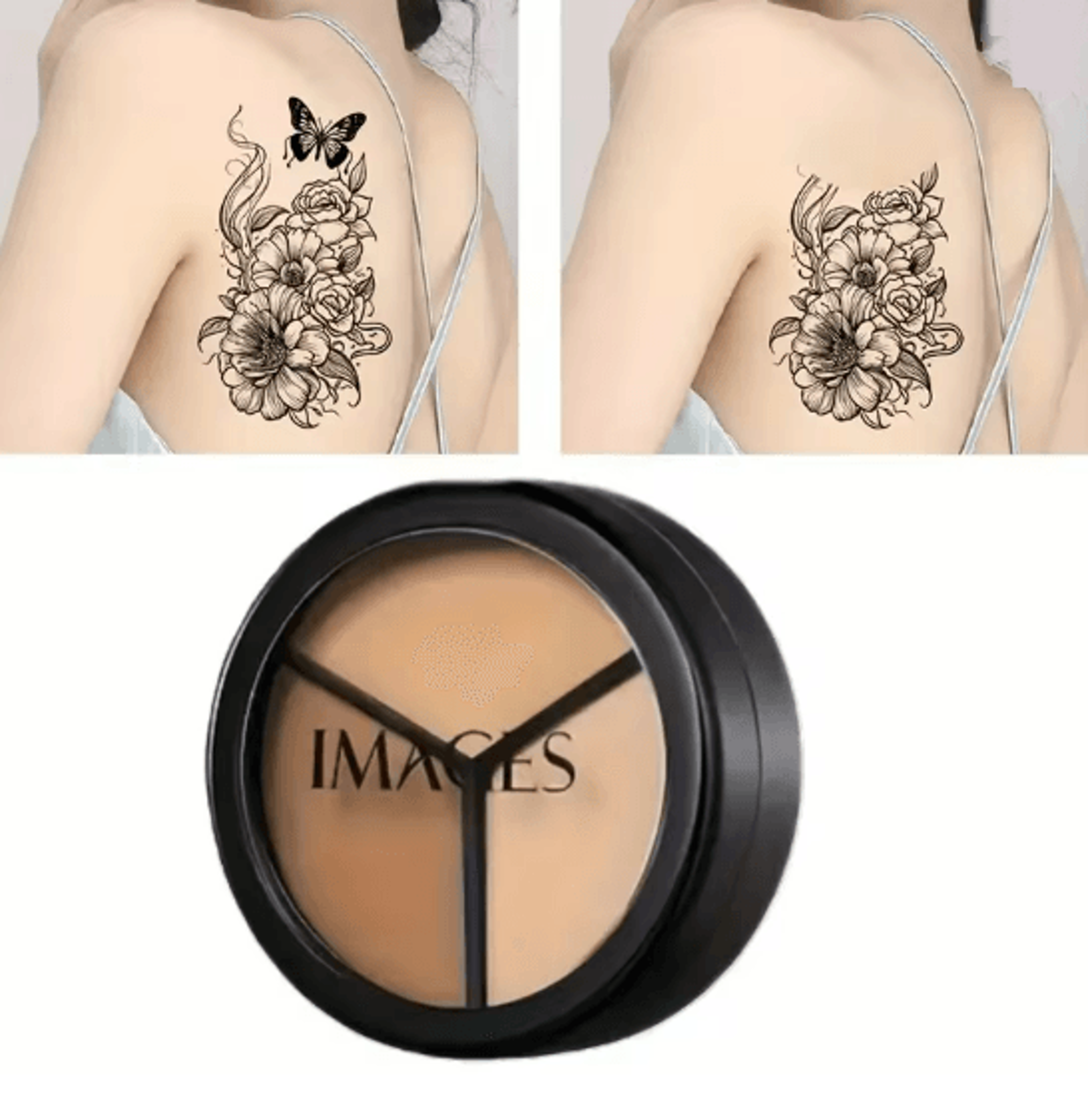 TriBlend 3 Color Face Concealer Palette Full Coverage Concealer For Dark Circles And Blemishes 3