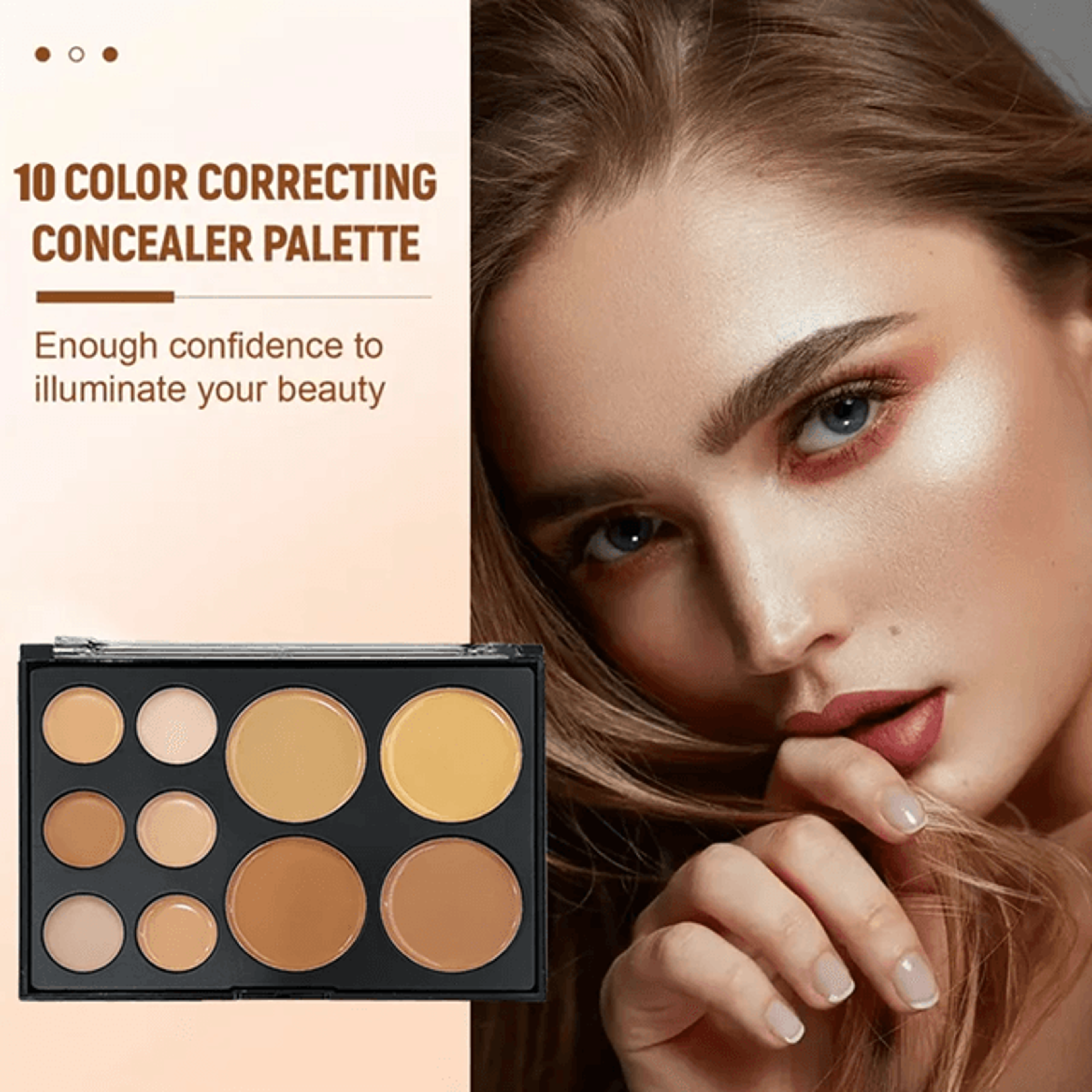 ProBlend 10 Color Concealer Palette Full Coverage Color Correcting Concealer Kit 0