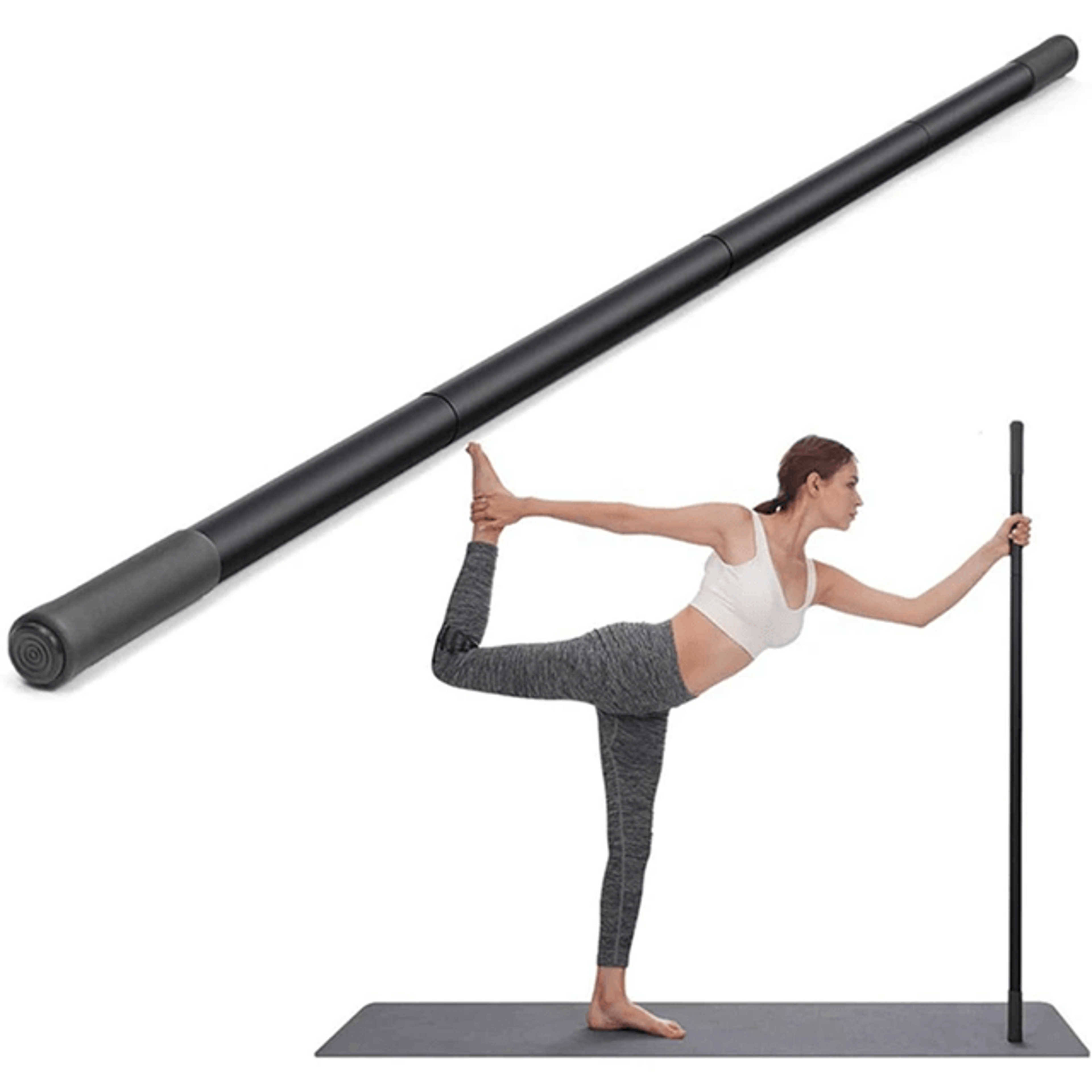 Adjustable Yoga Stretching Stick Steel Mobility Training Stick For Flexibility And Balance 1
