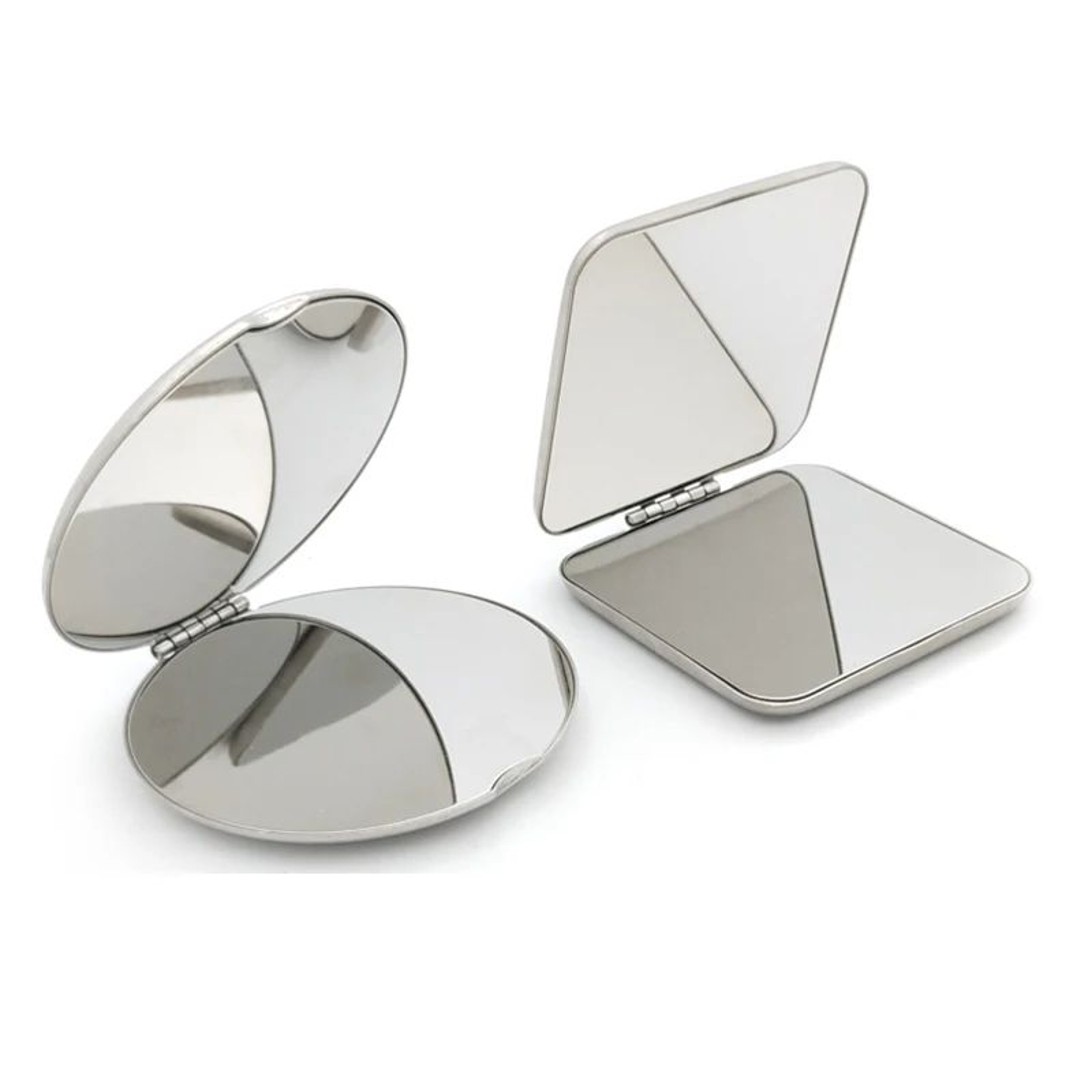 Portable Pocket Makeup Mirror Foldable Compact Cosmetic Mirror For Travel And Touch Ups 3