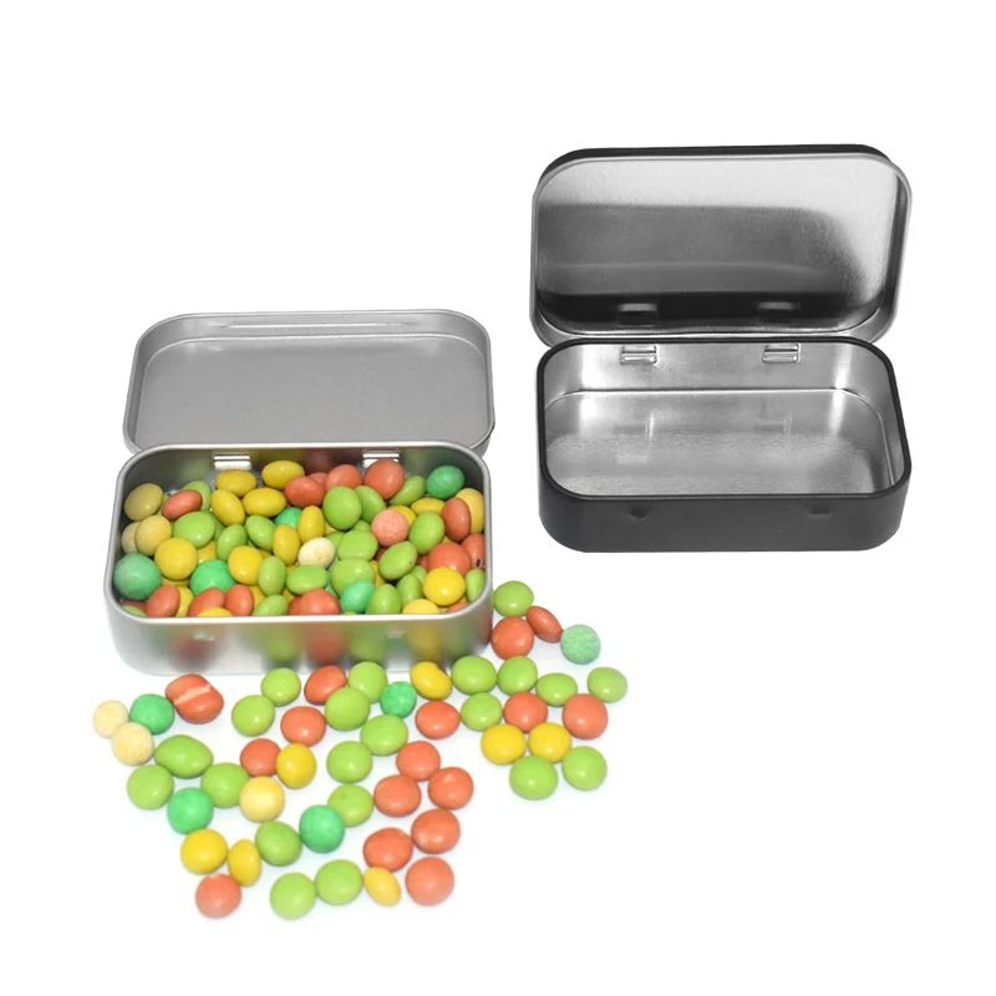 Compact Metal Mini Storage Tin Box Portable Pill And Organizer Case 1