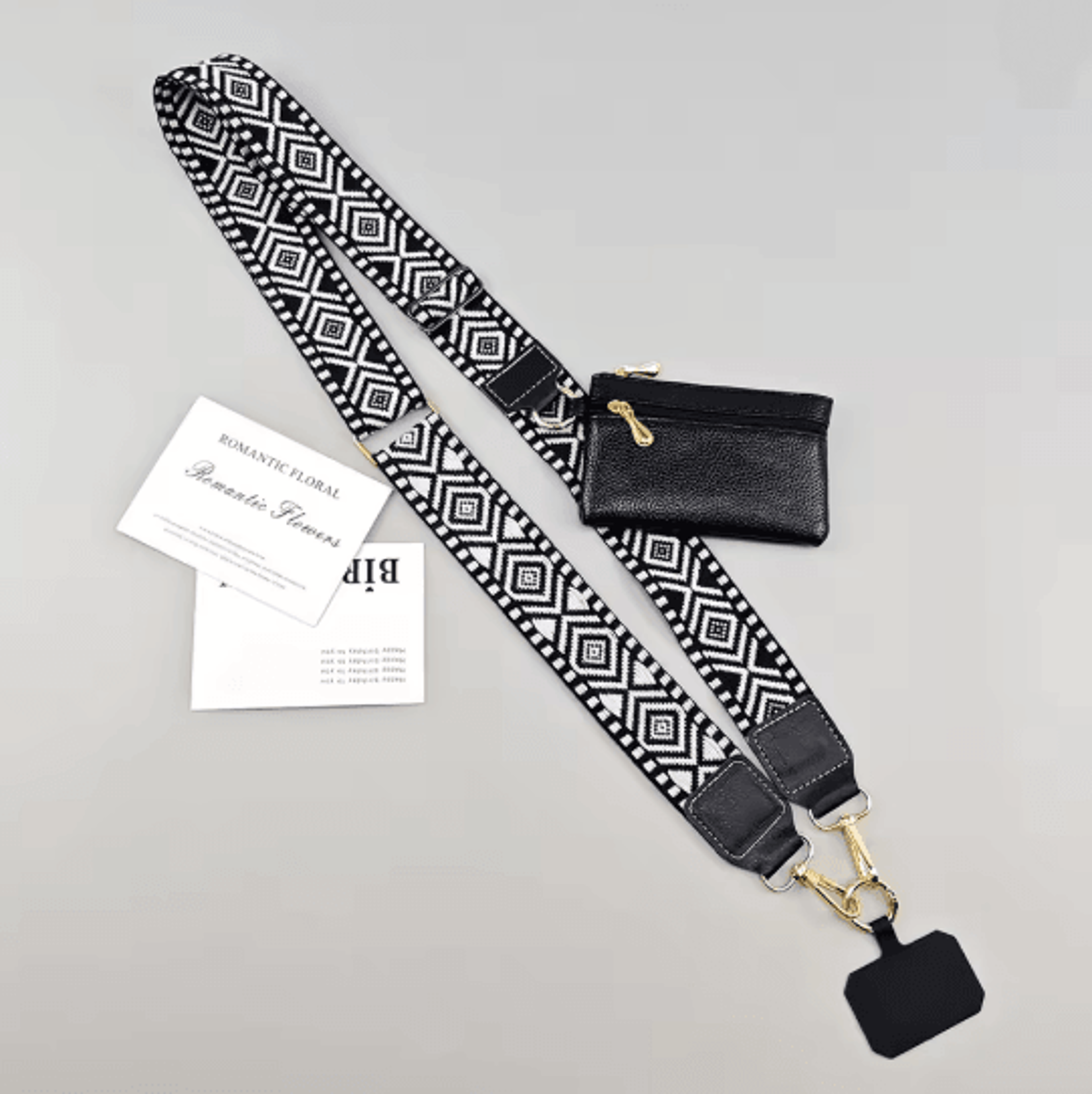 Crossbody Phone Lanyard Wallet Strap Adjustable Phone Strap With Coin Pouch 3