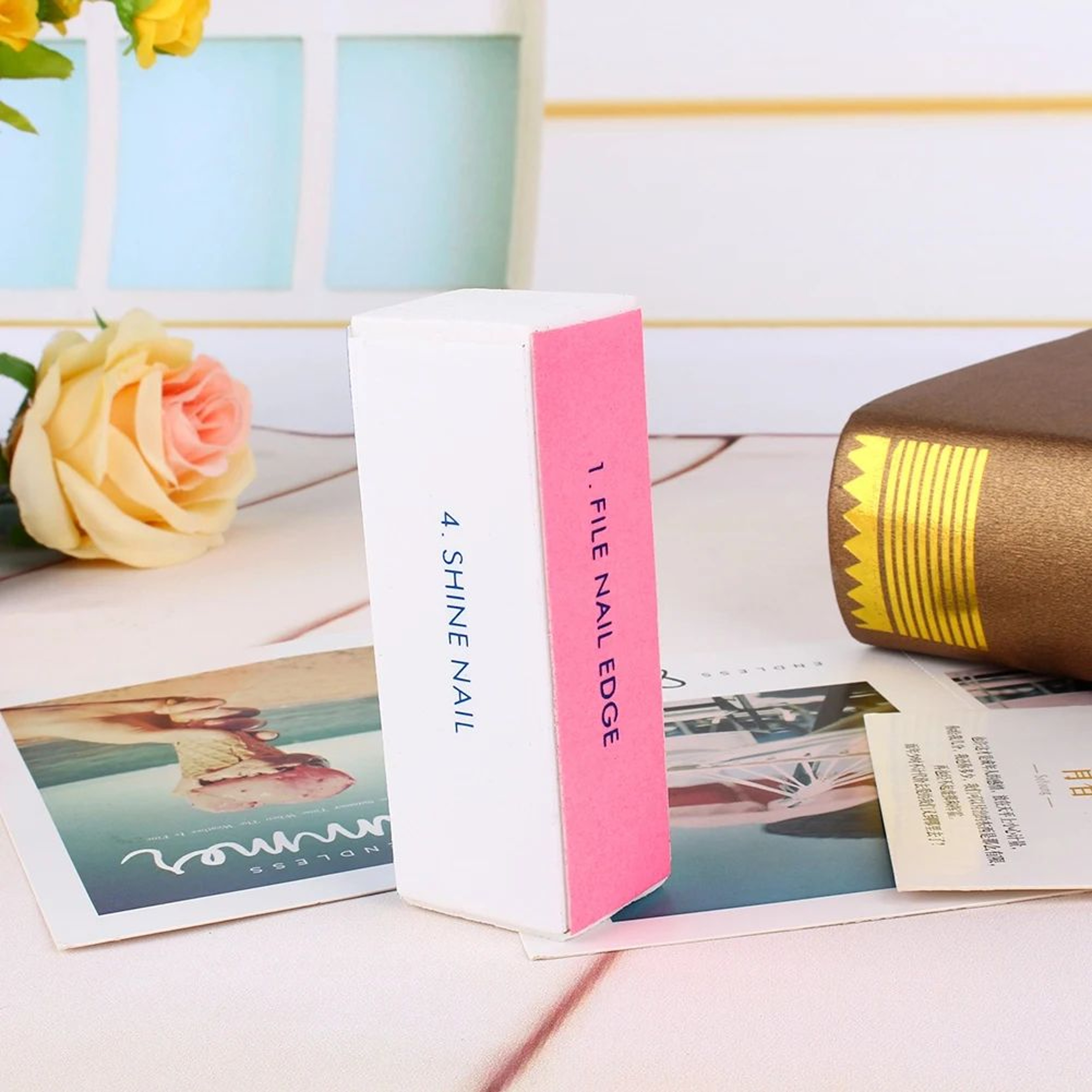 4 Way Nail Buffer Block Professional Nail Polishing And Shine Buffer 2