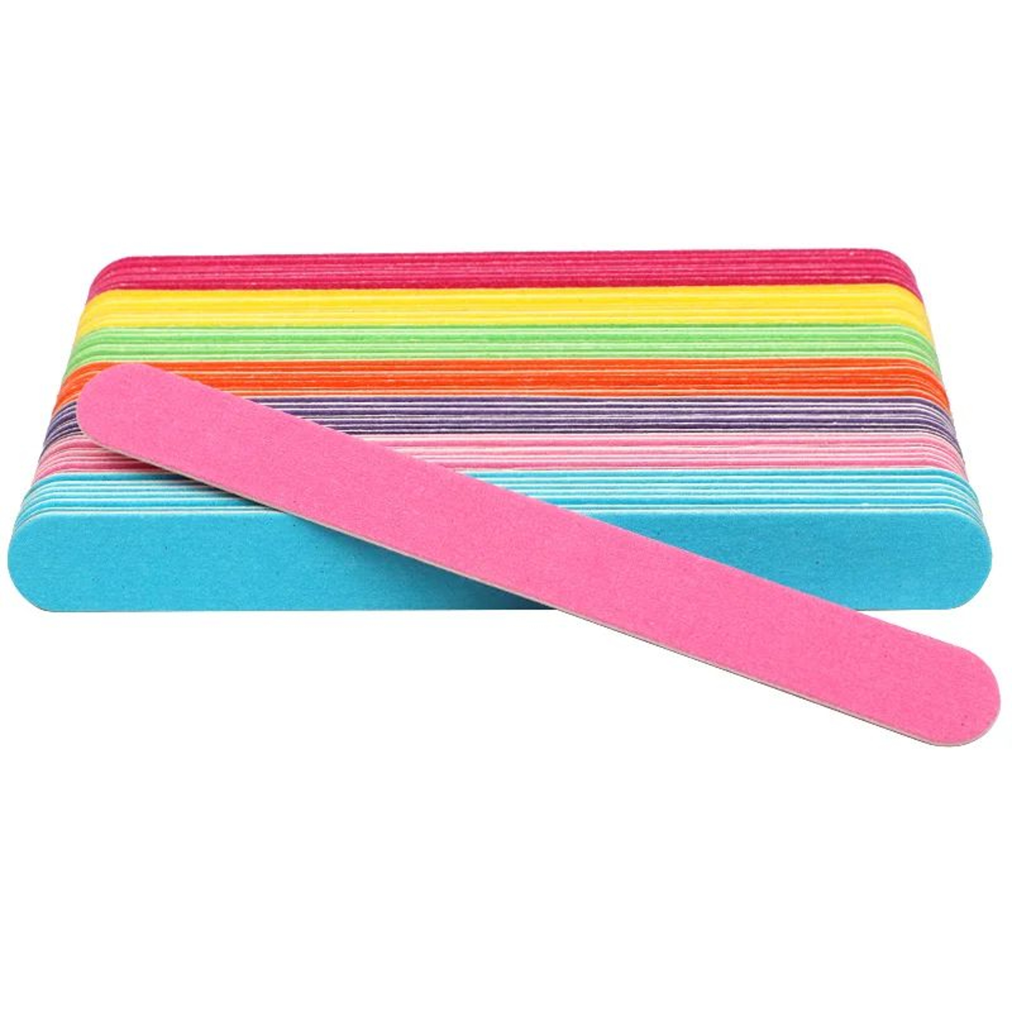 Wooden Nail Files Professional Manicure Pedicure Sanding File Set 20 Pack 8