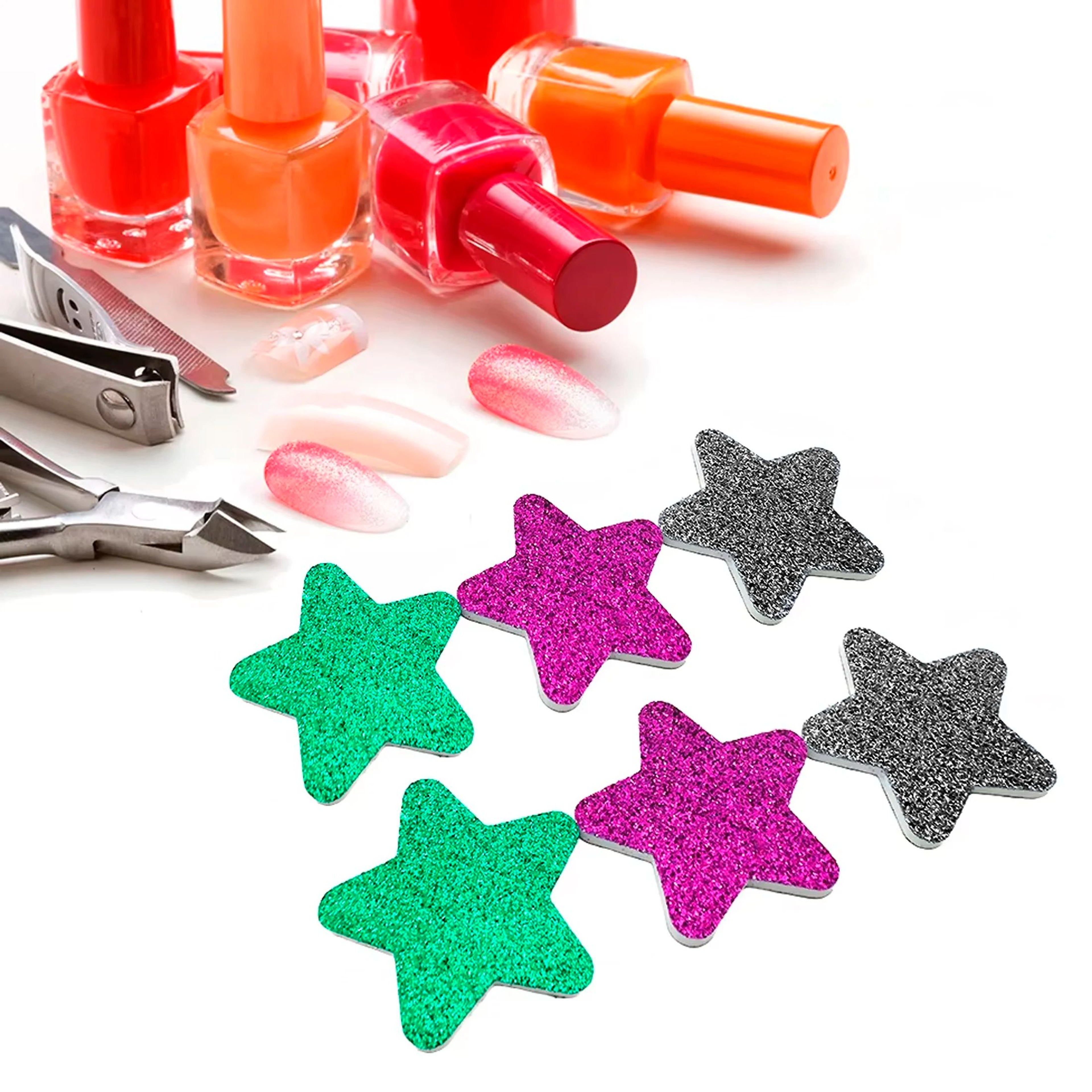 Christmas Nail Files Professional Manicure Pedicure Nail Art File Set 20 Pack 5