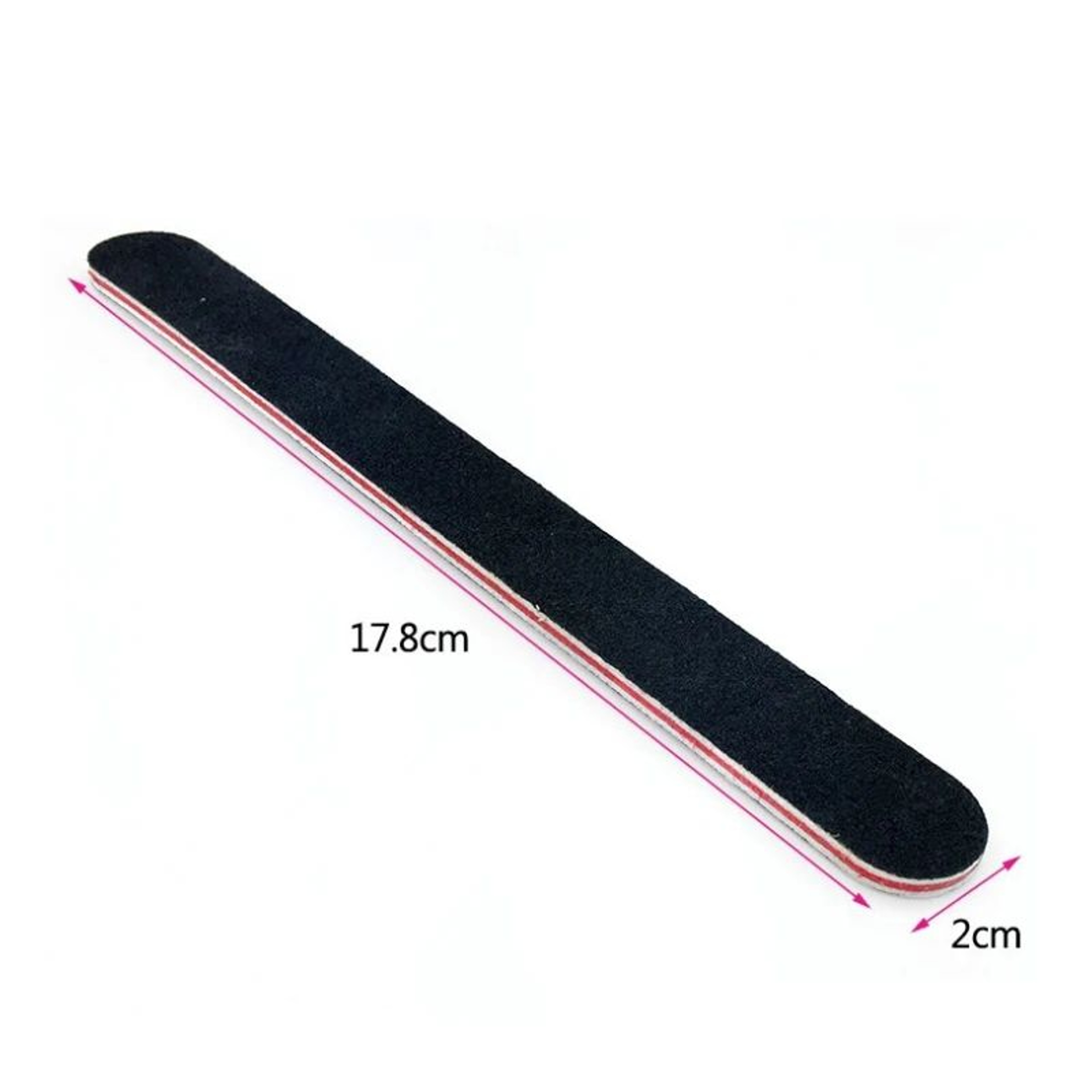 Professional Nail File 100 180 Grit Double Sided Manicure Nail Buffer 2