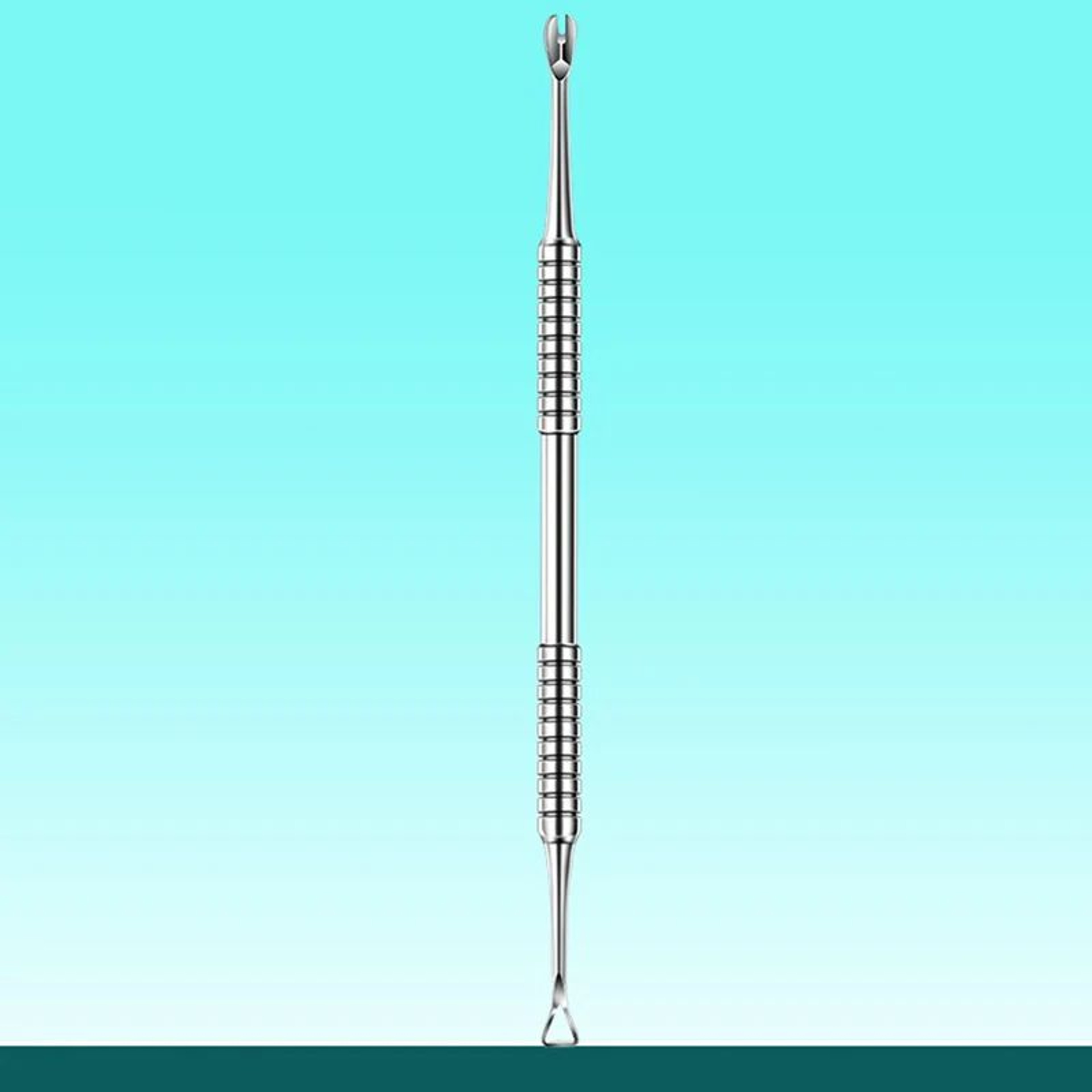 Stainless Steel Cuticle Pusher Double End Manicure Nail Tool 7