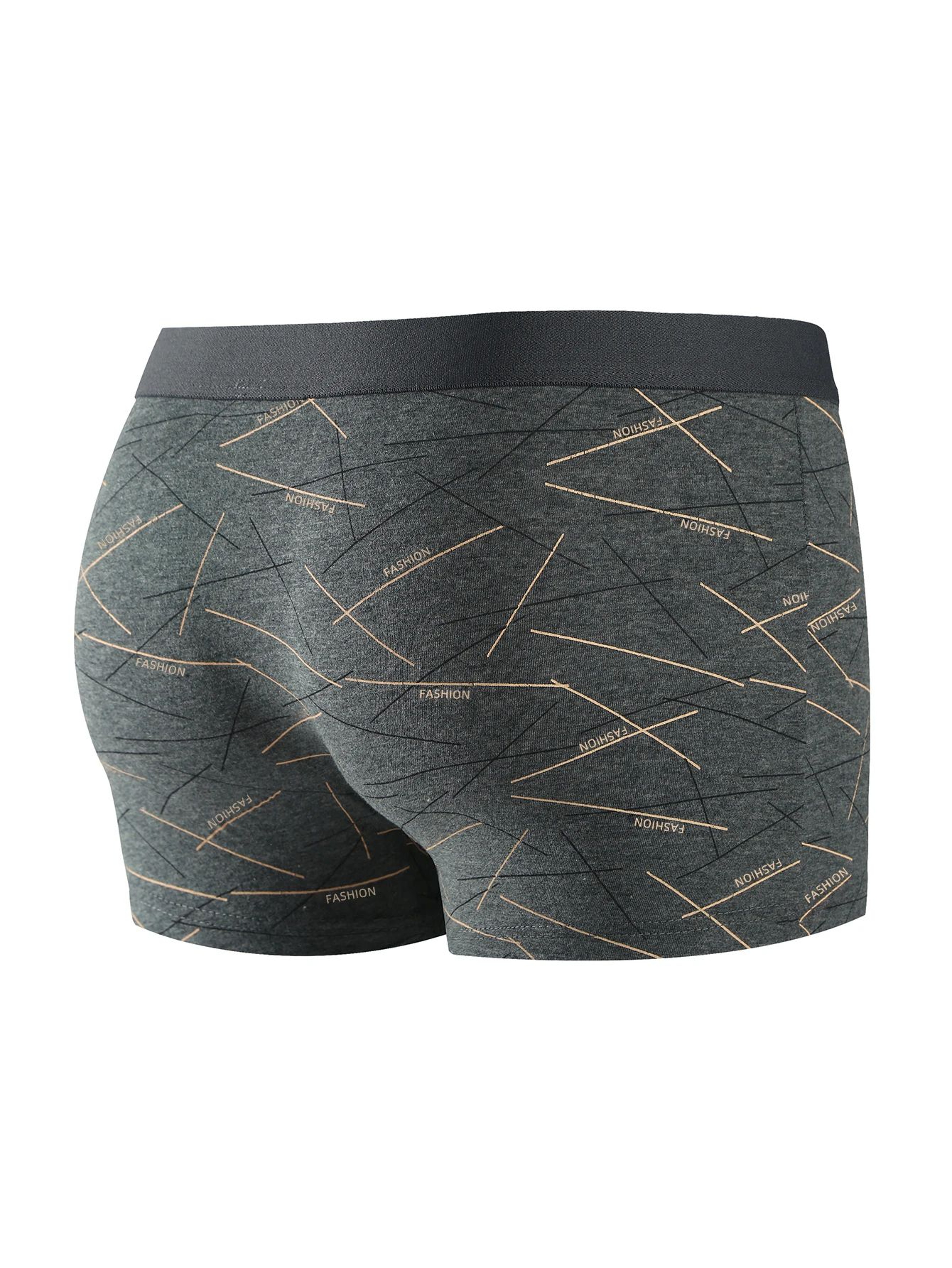 Mens Boxer Briefs Soft Breathable Comfortable Underwear 8 Pack 5
