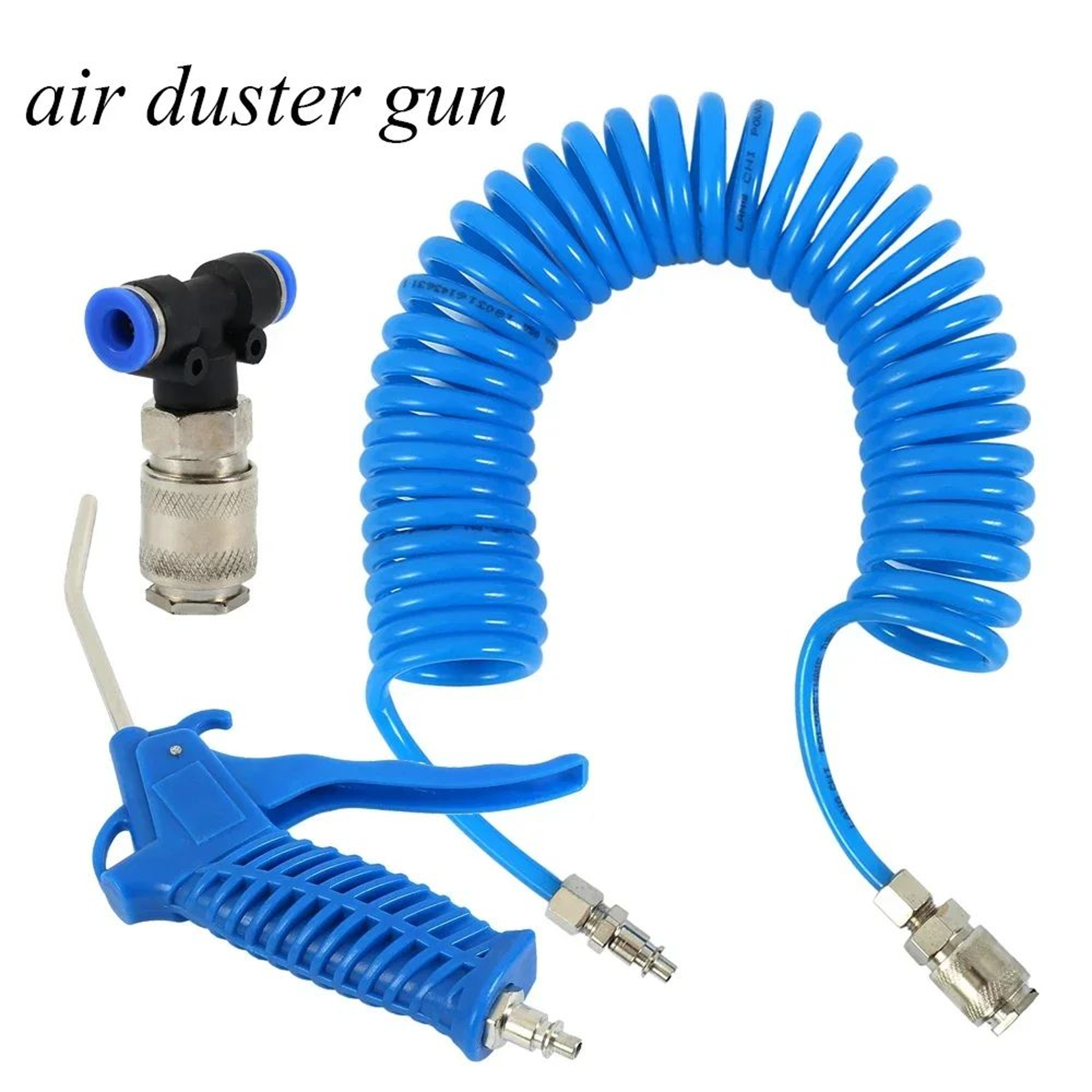 Air Duster Blow Gun Kit Pneumatic Dust Cleaning Tool With Air Hose 2