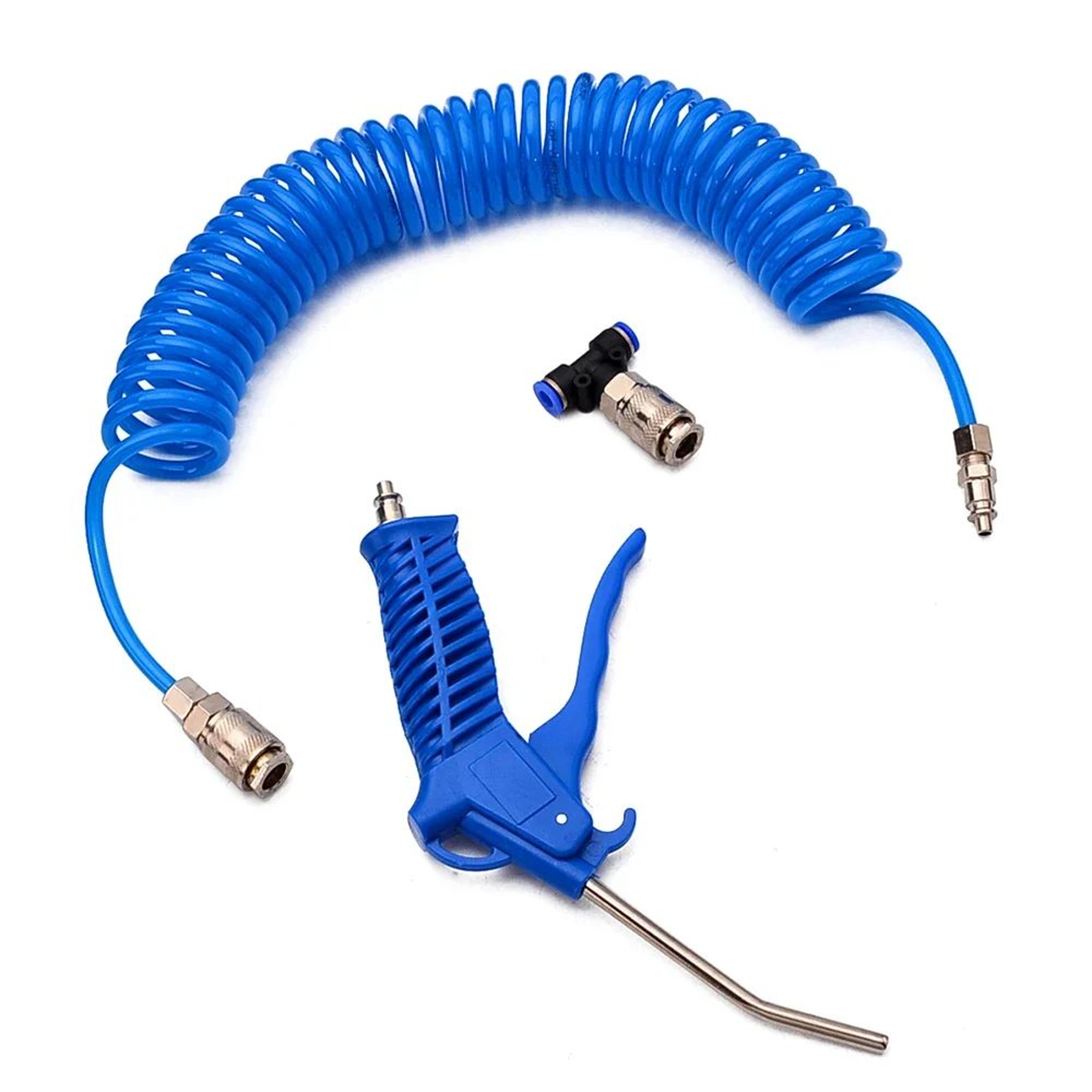 Air Duster Blow Gun Kit Pneumatic Dust Cleaning Tool With Air Hose 6